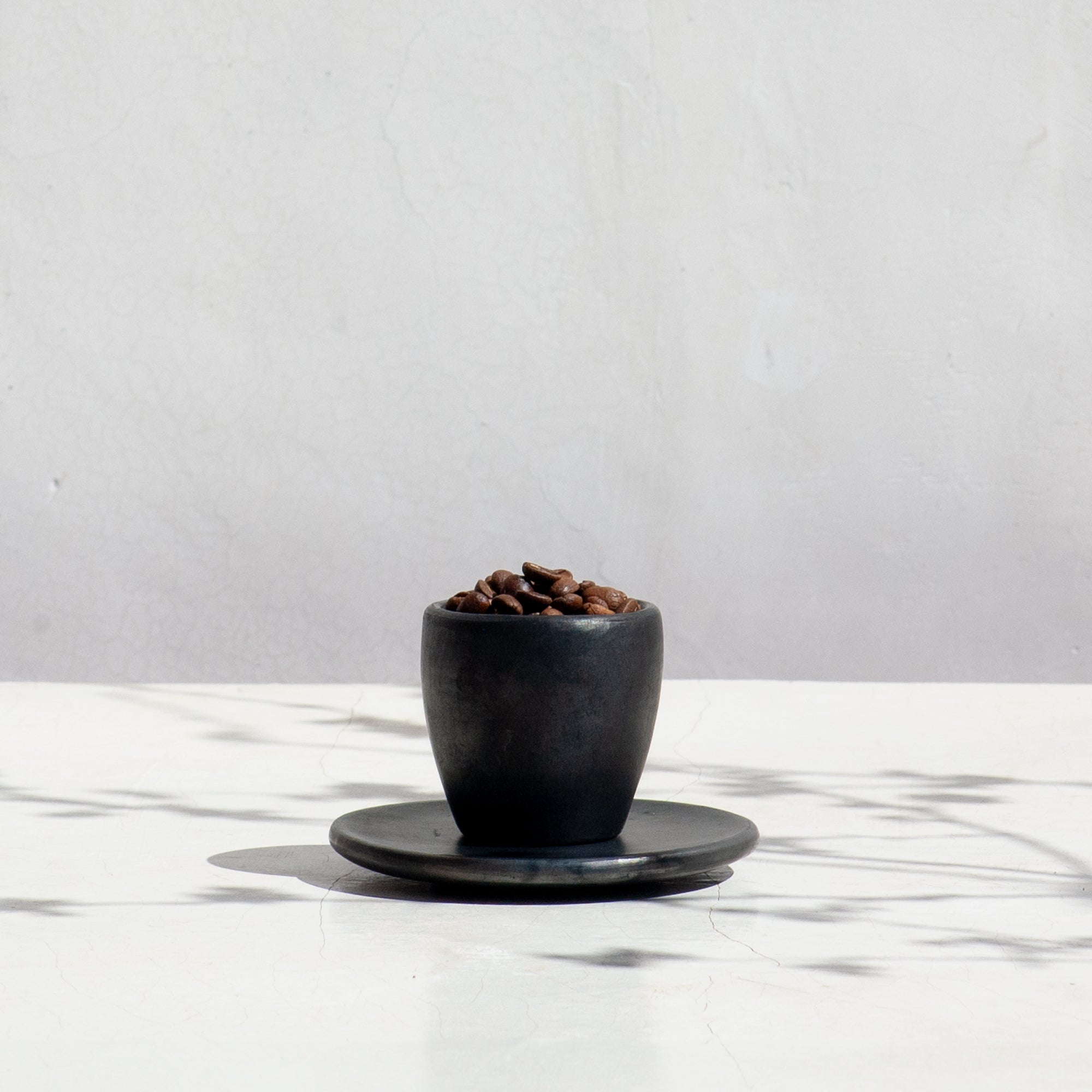 Espresso Cup w/o handle Black Clay