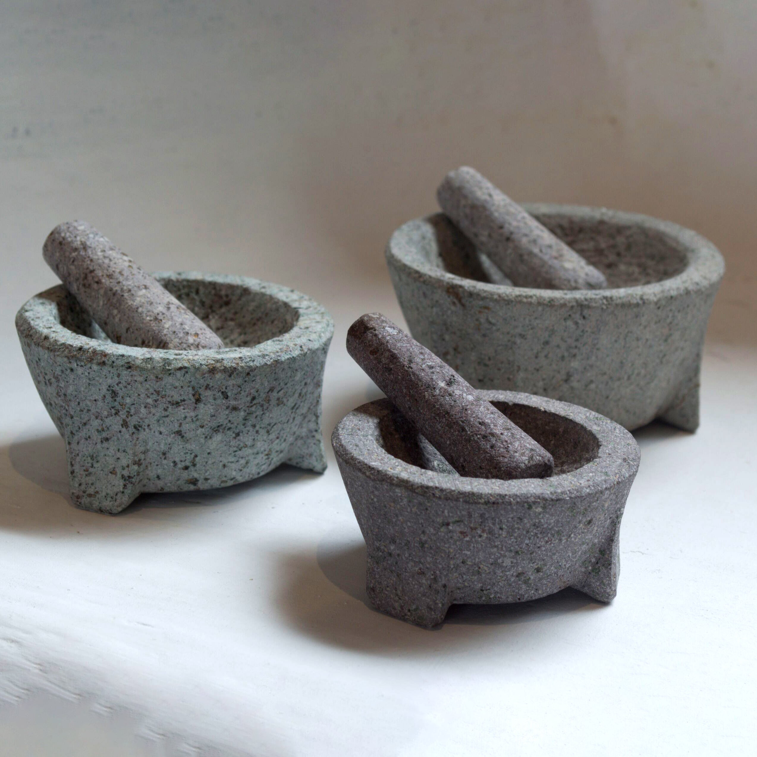 CHAPARRO Stone Molcajete Trio