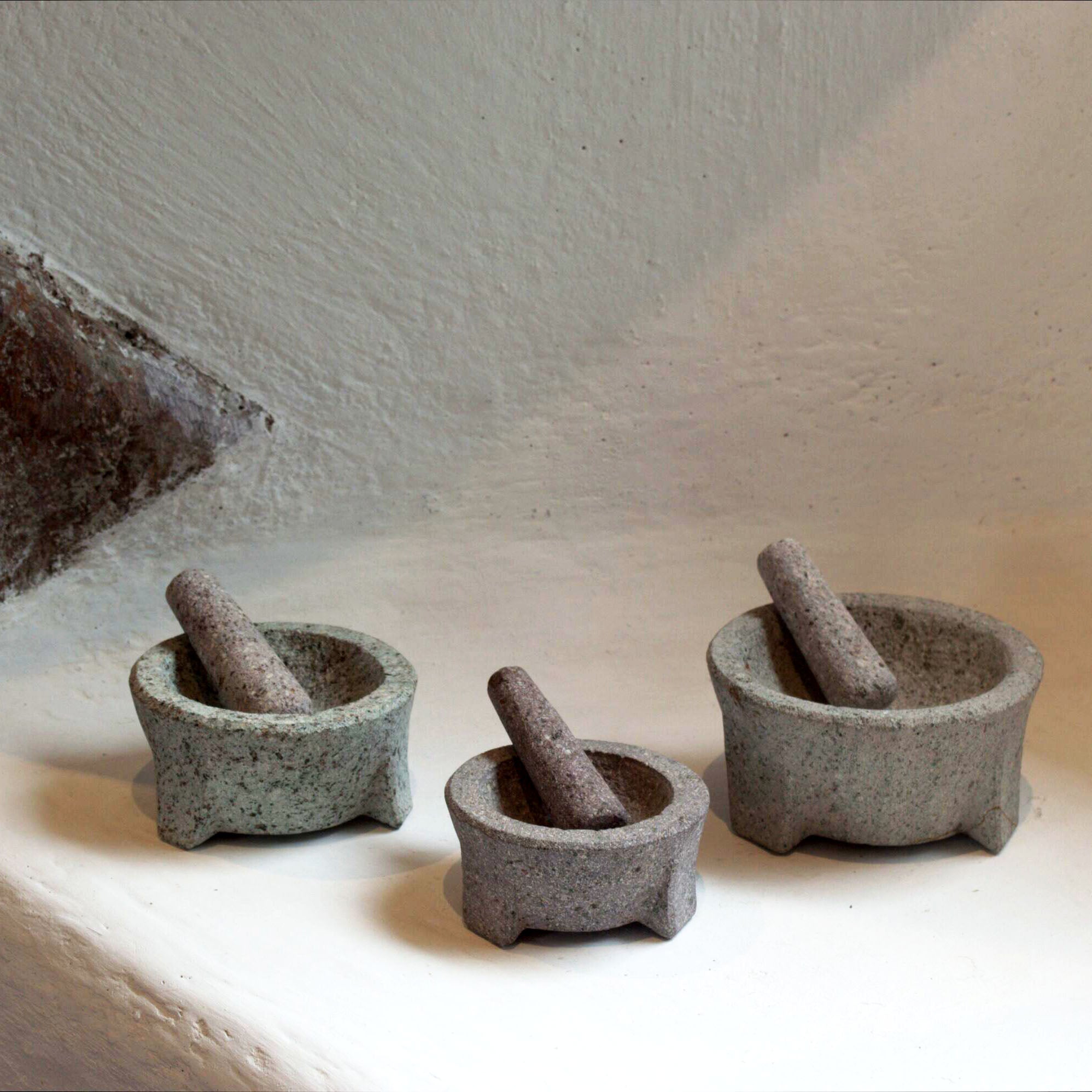 CHAPARRO Stone Molcajete Trio