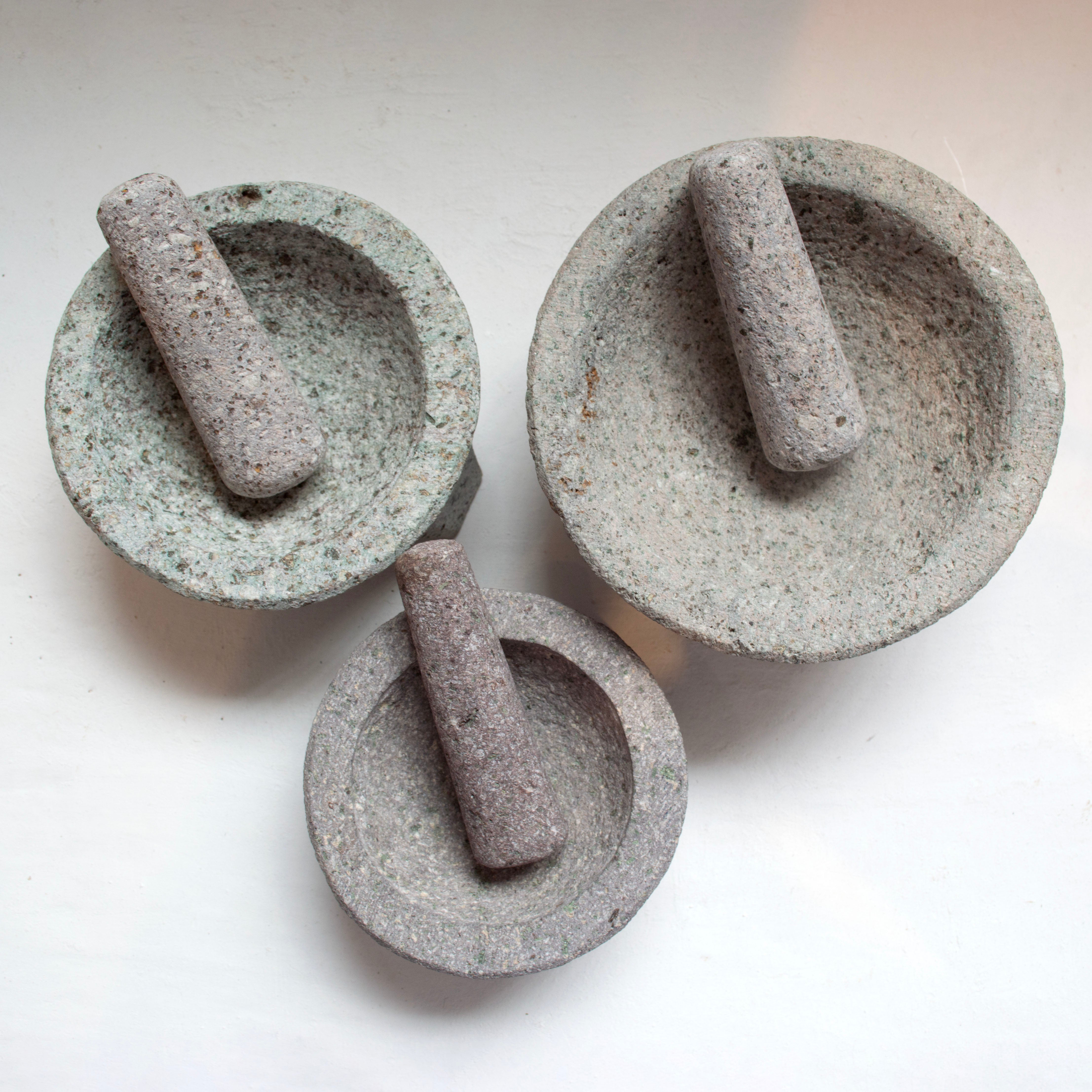 CHAPARRO Stone Molcajete Trio