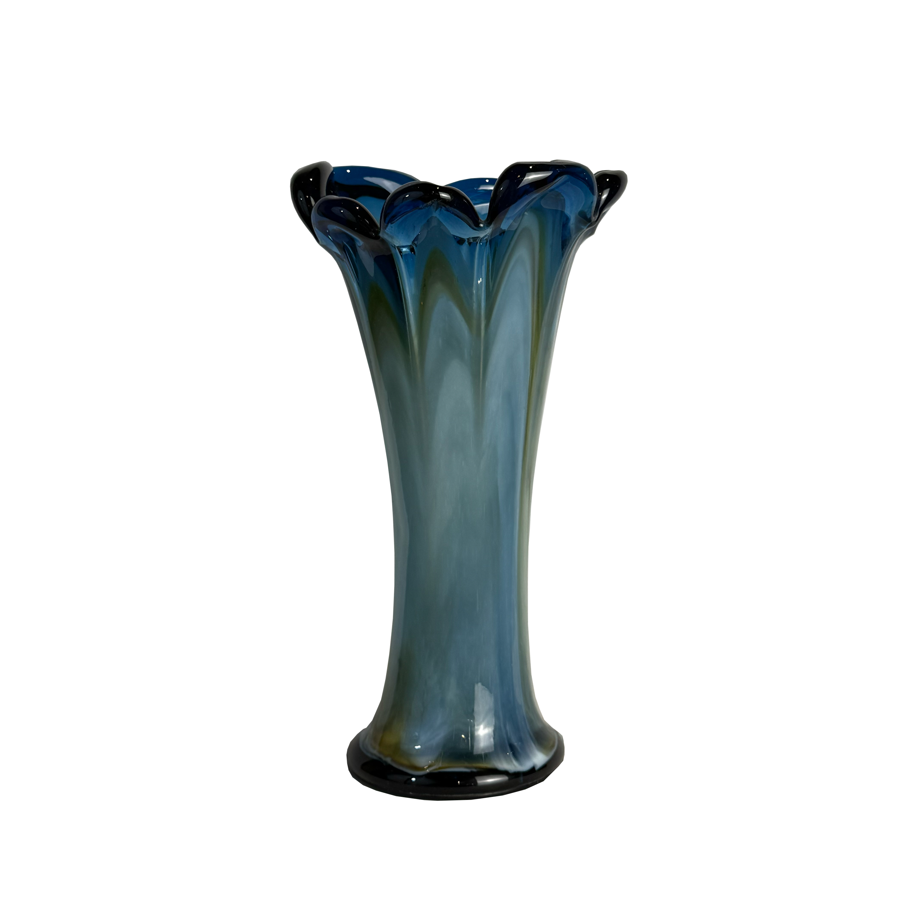Carnival Glass Flower Vase