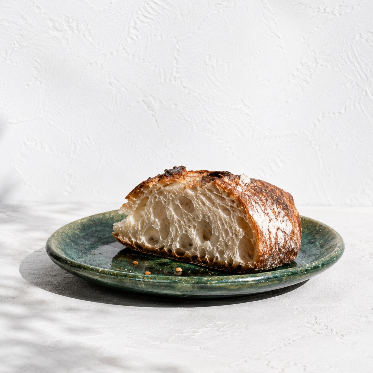 Elena Green Bread Plate