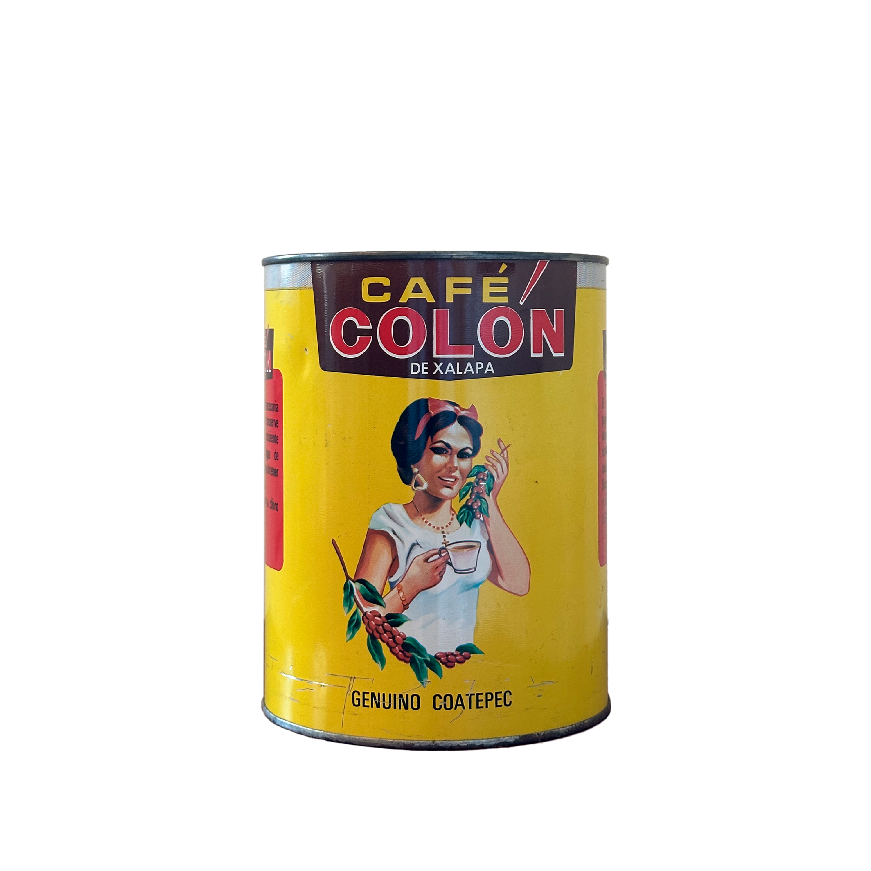 Vintage Café Colón Metal Coffee Tin