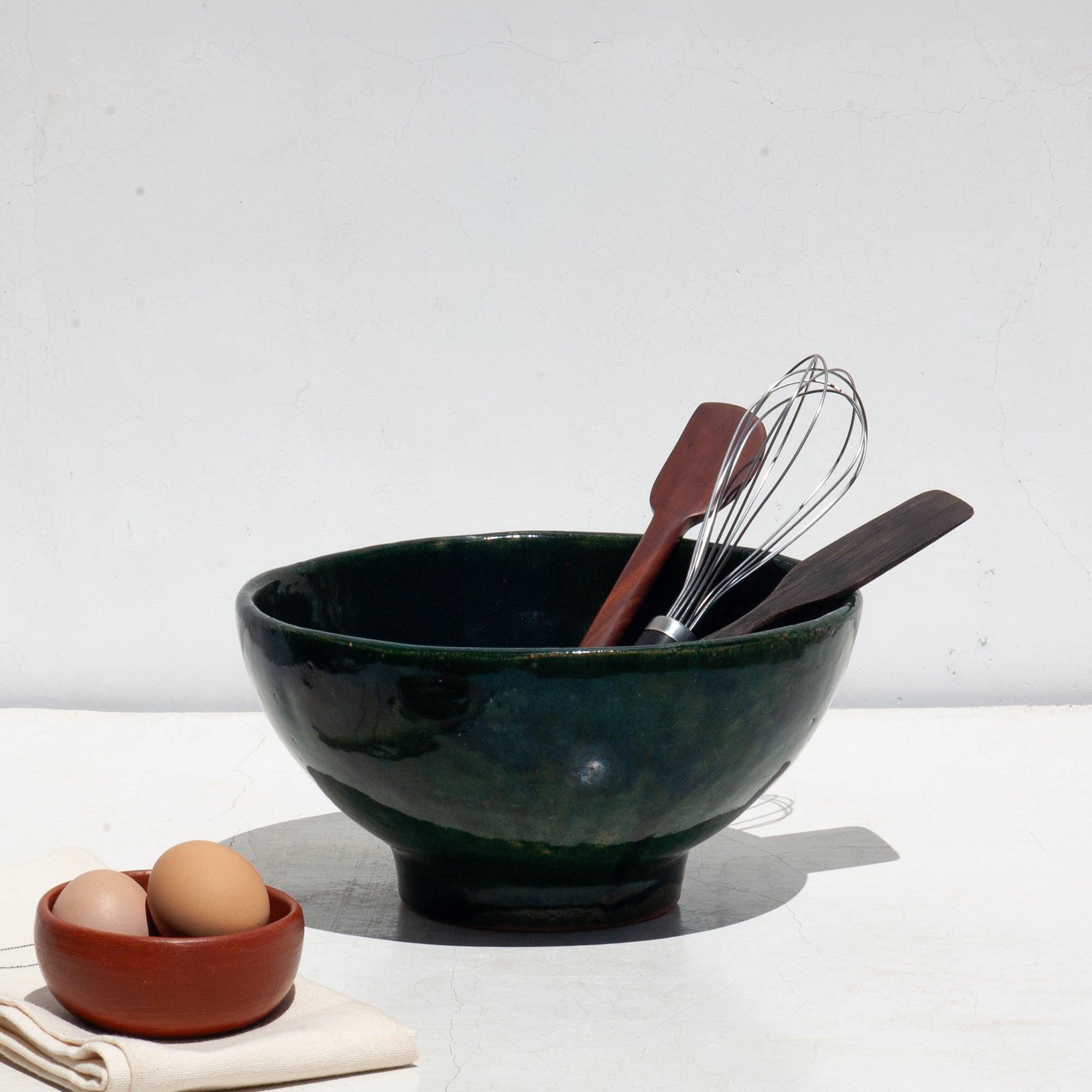 Tazon Mixing Bowl Green Clay