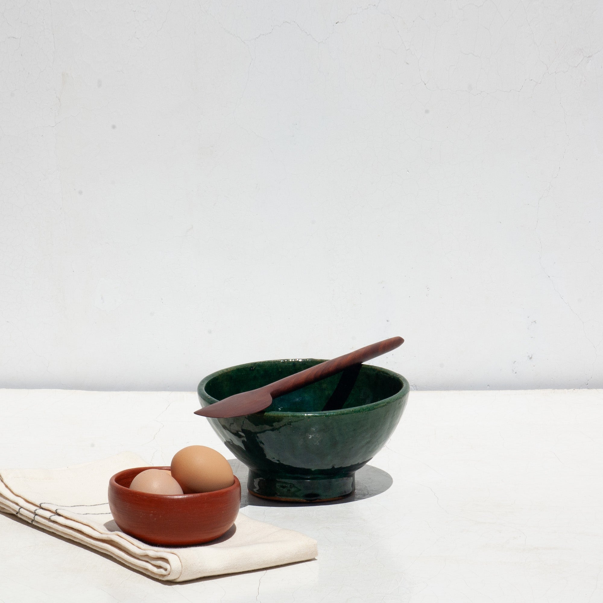 Tazon Mixing Bowl Green Clay