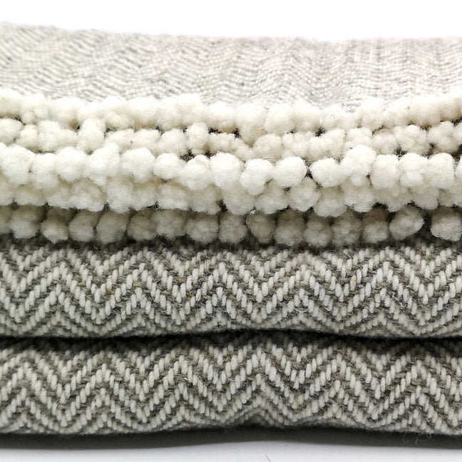 Lana Wool Herringbone Throw