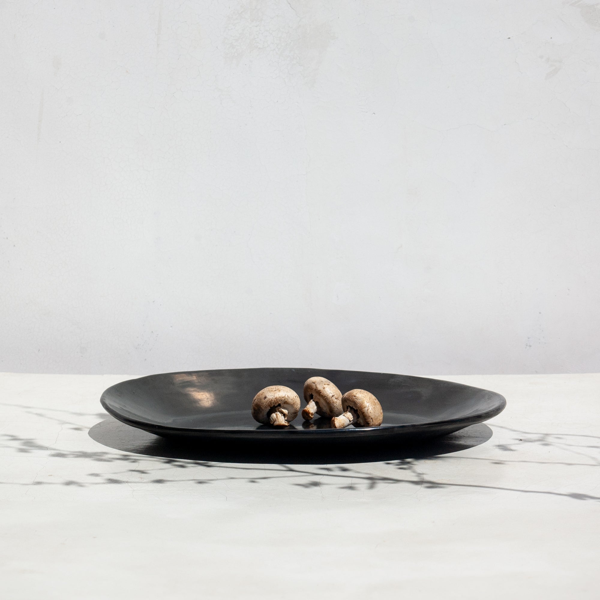 Rosetta Platter Black Clay