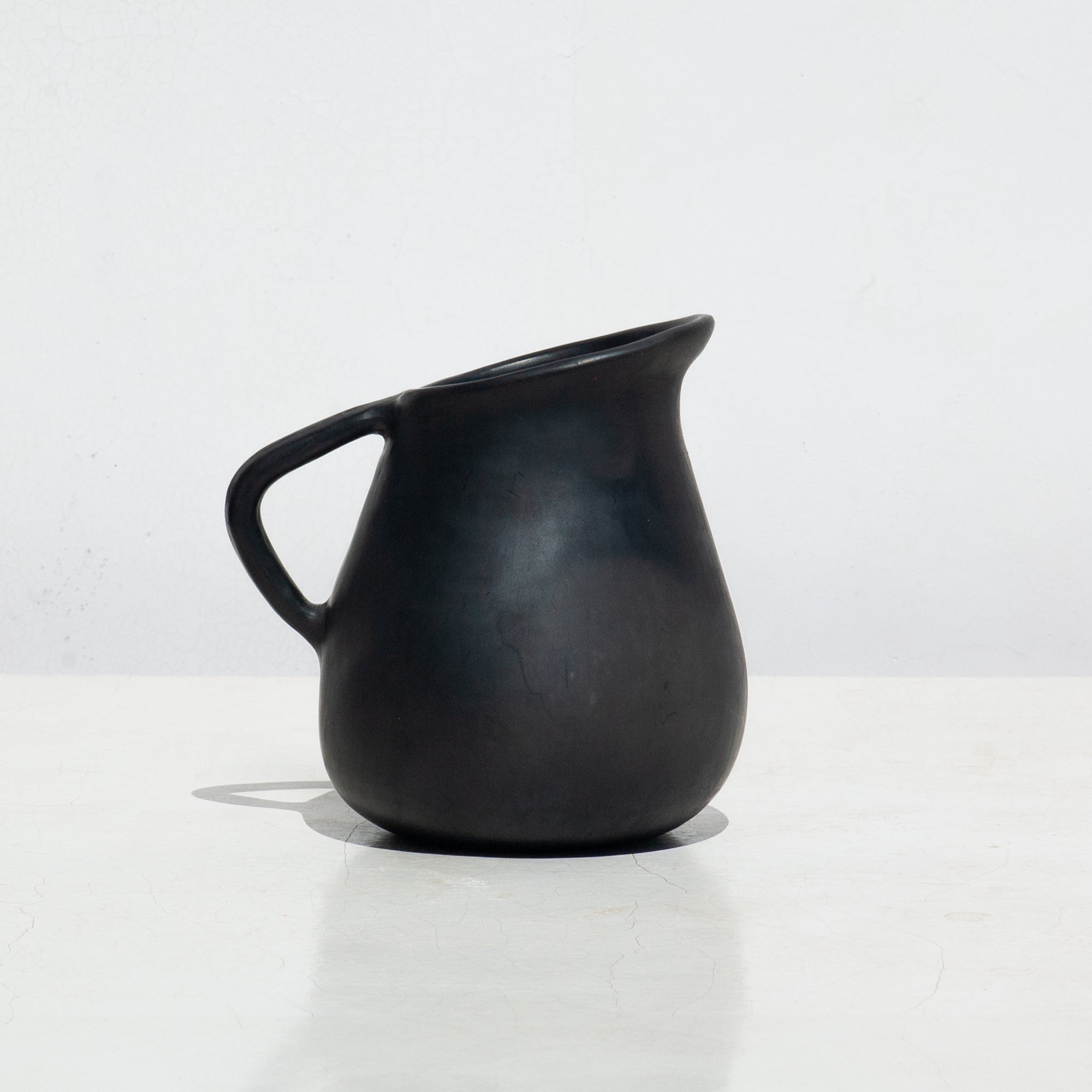 Rosetta Pitcher Black Clay