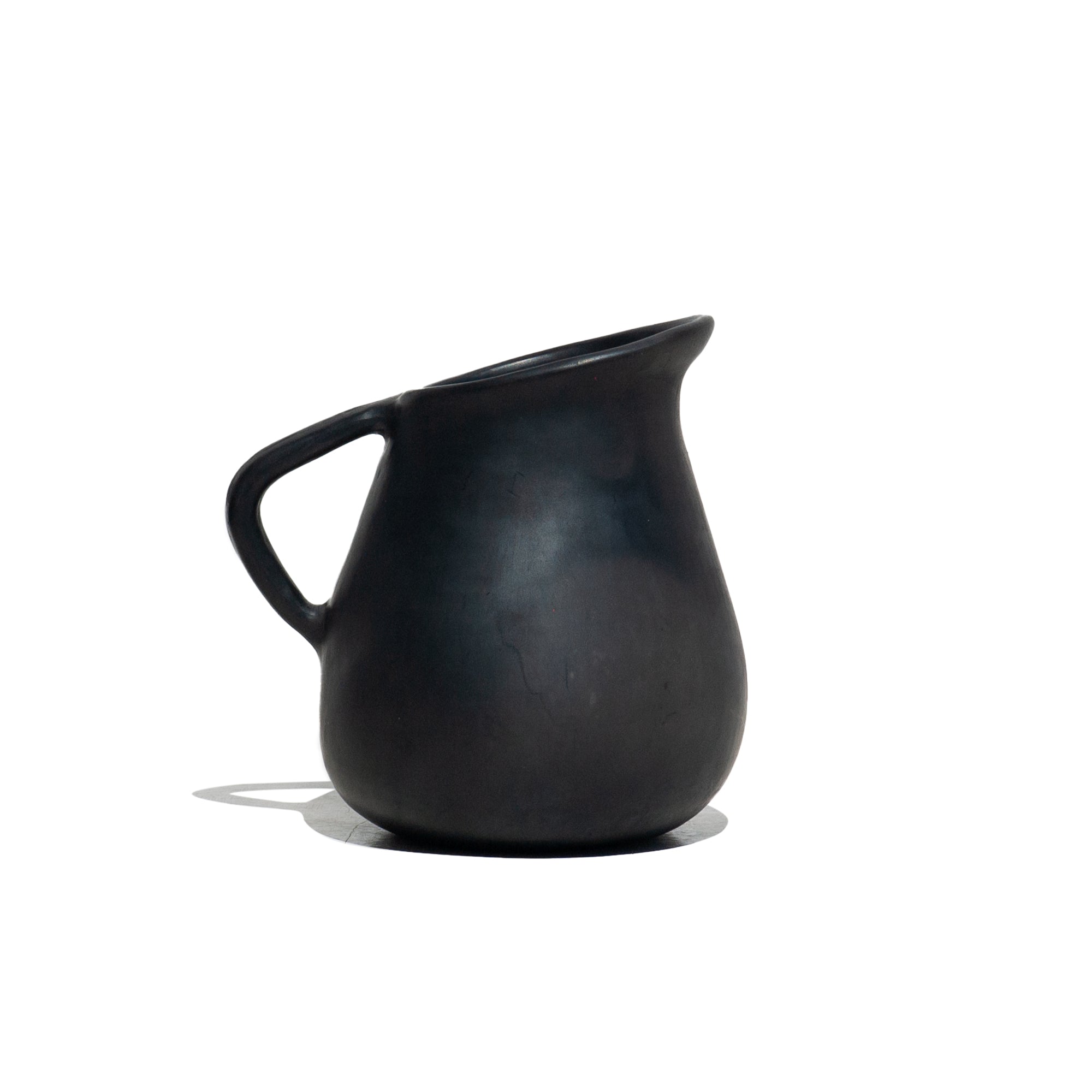 Rosetta Pitcher Black Clay