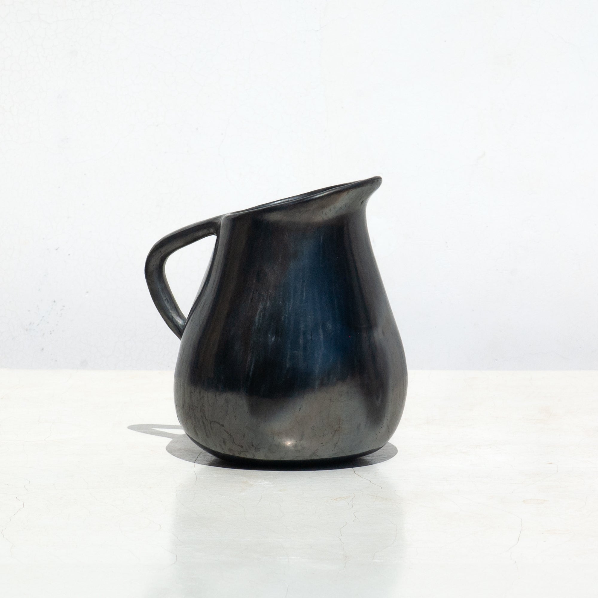 Rosetta Pitcher Black Clay