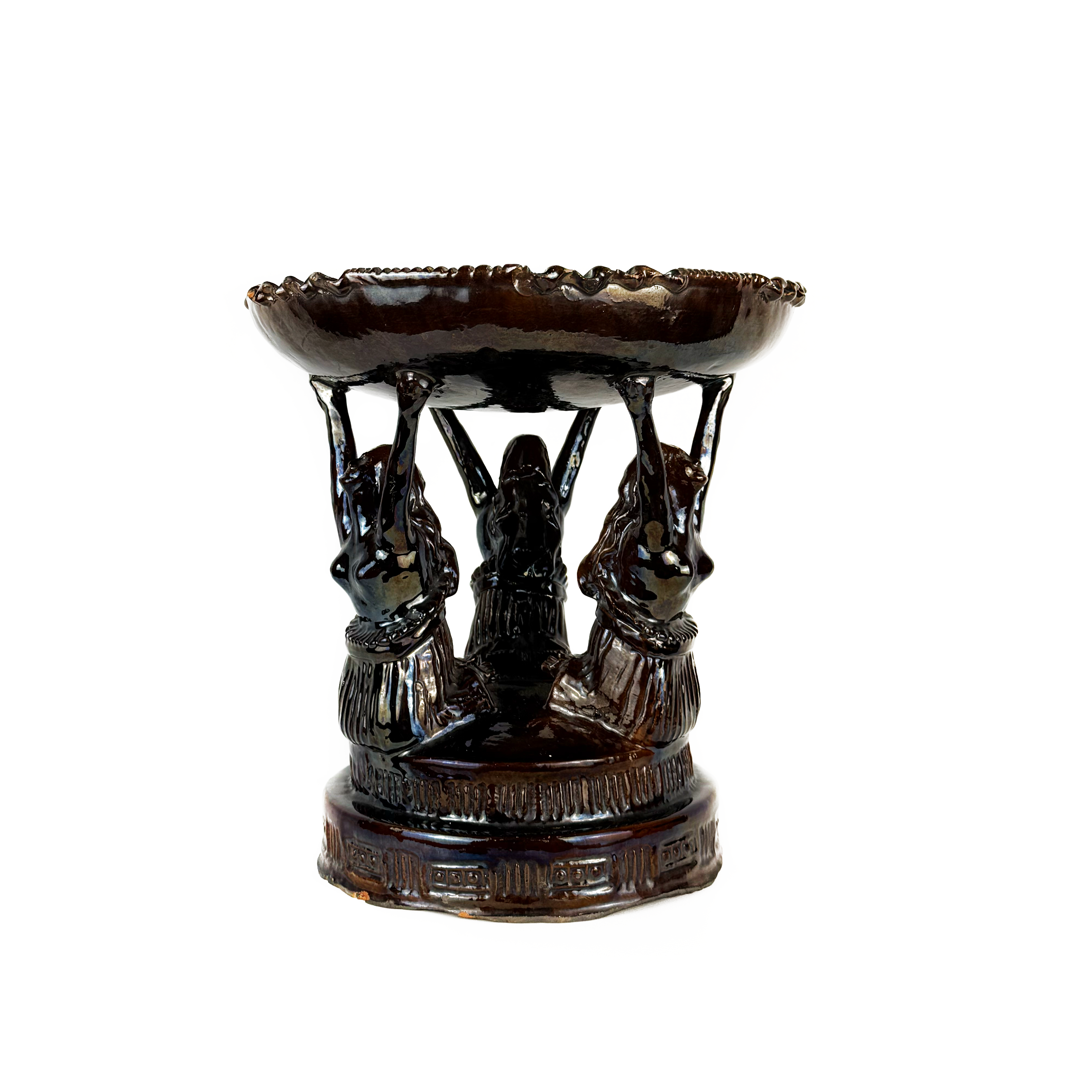 Glazed Earthenware Fruit Bowl, Morelia c. 1970s