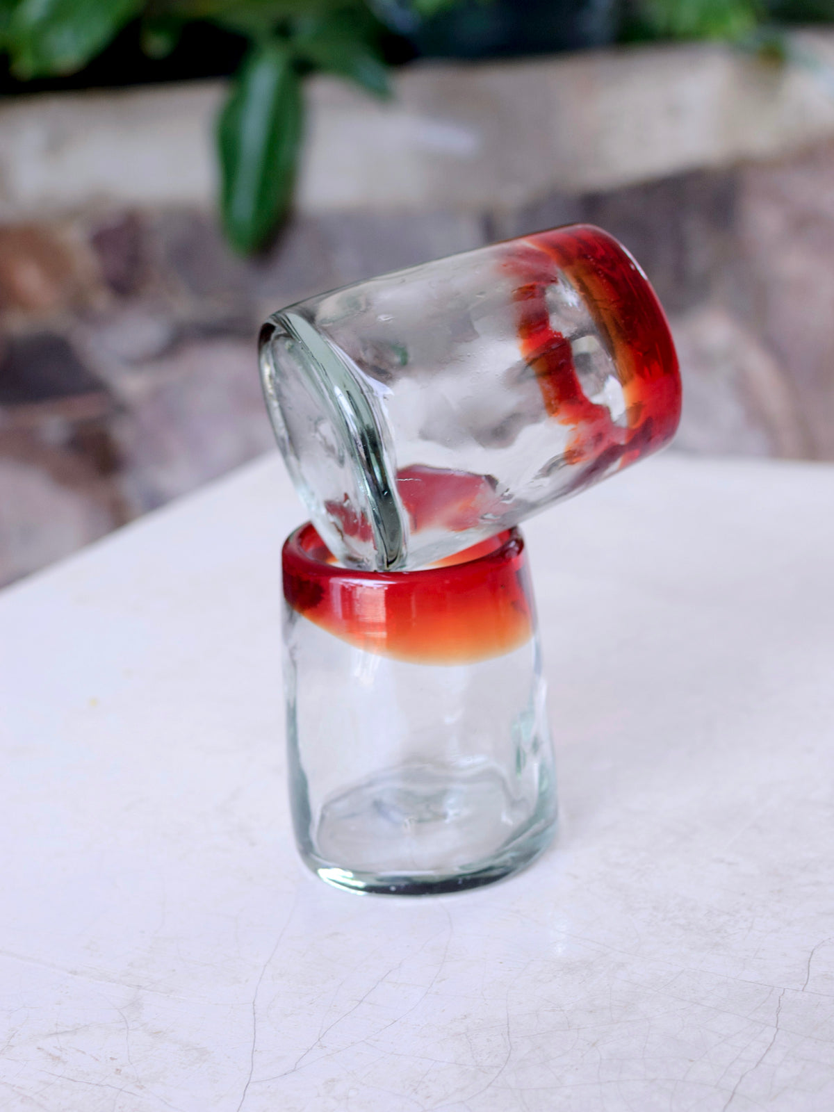 Coral Reef Tapered Cocktail Glass