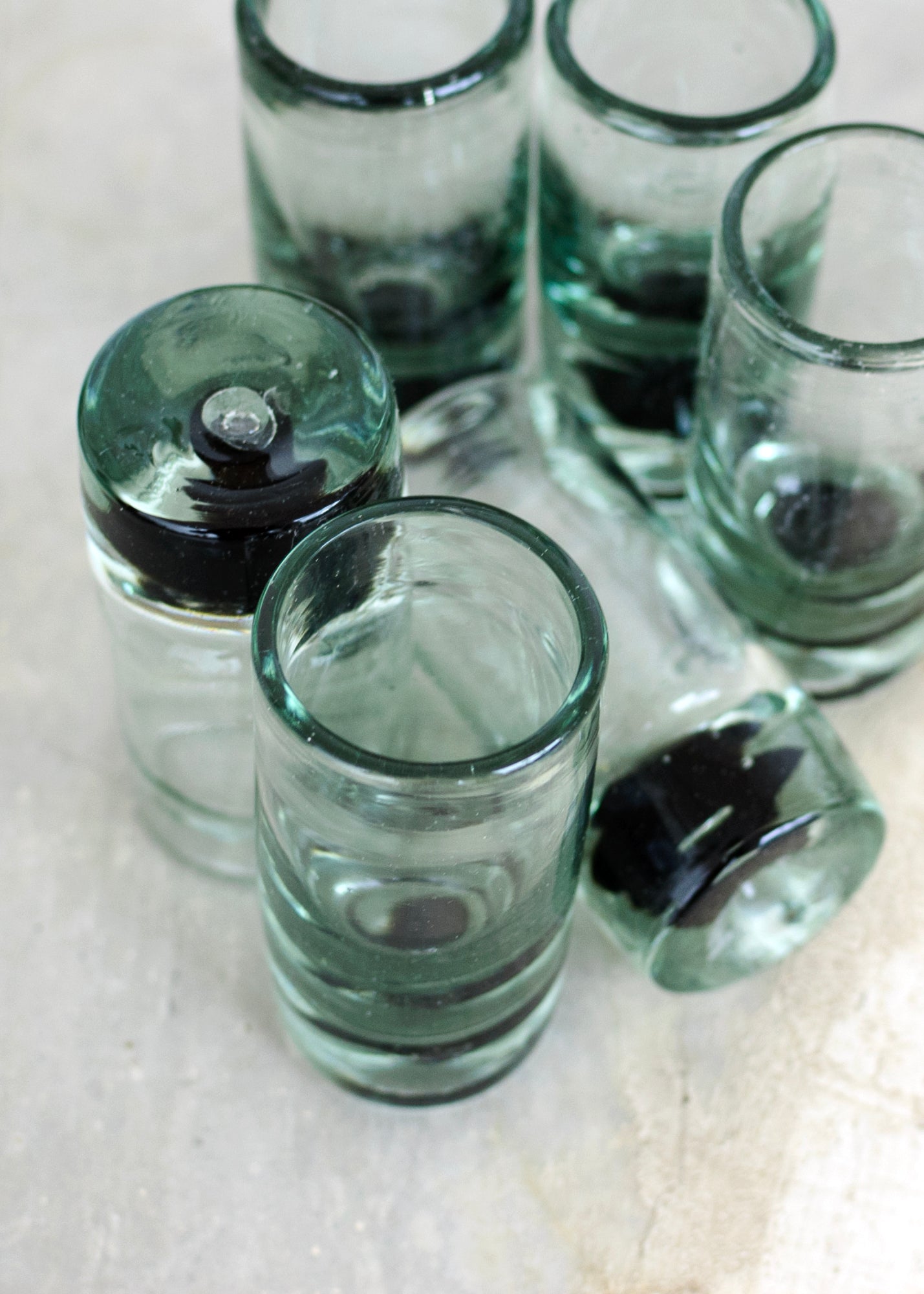 Embajada Black Base Tequila Glass