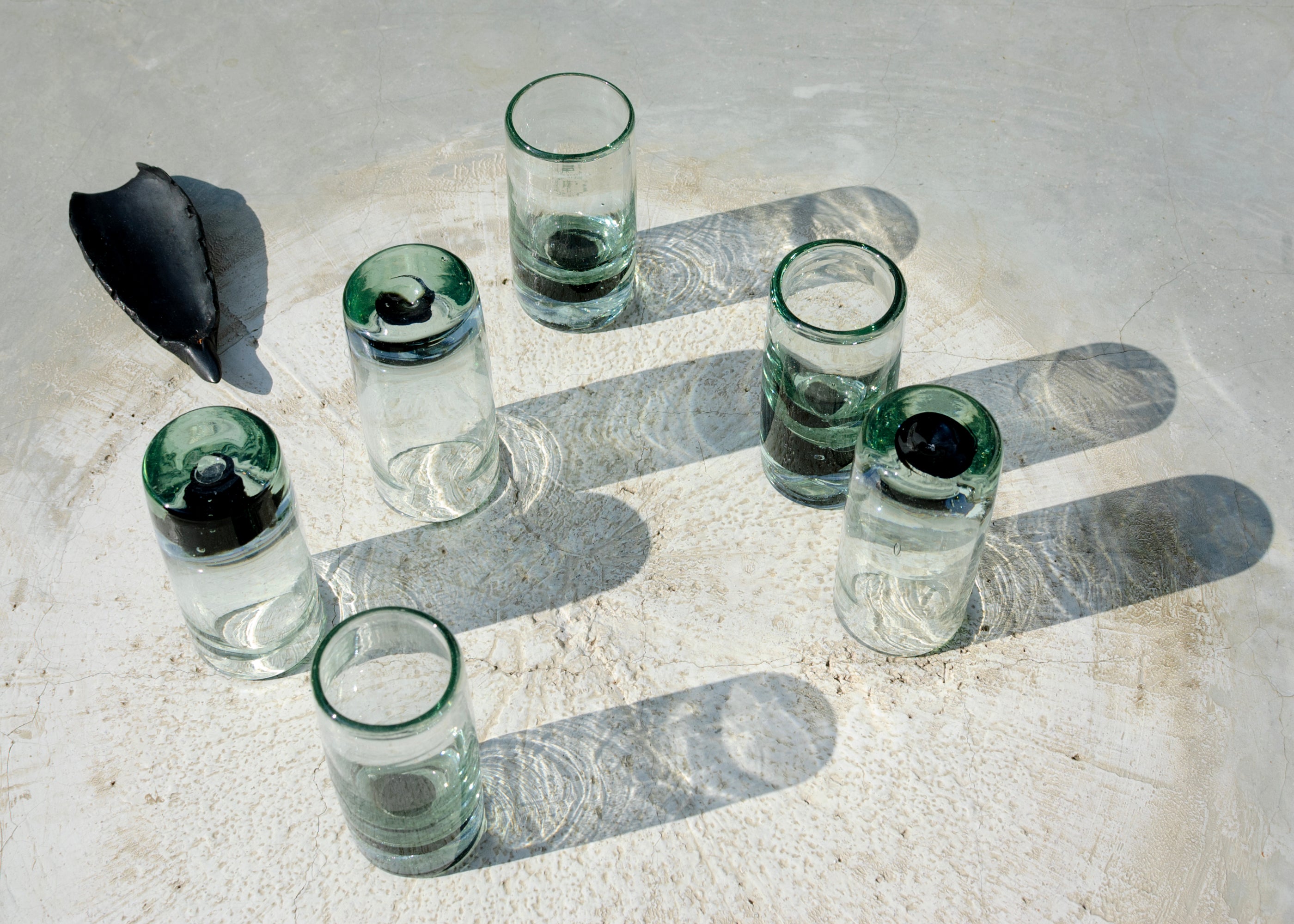 Embajada Black Base Tequila Glass