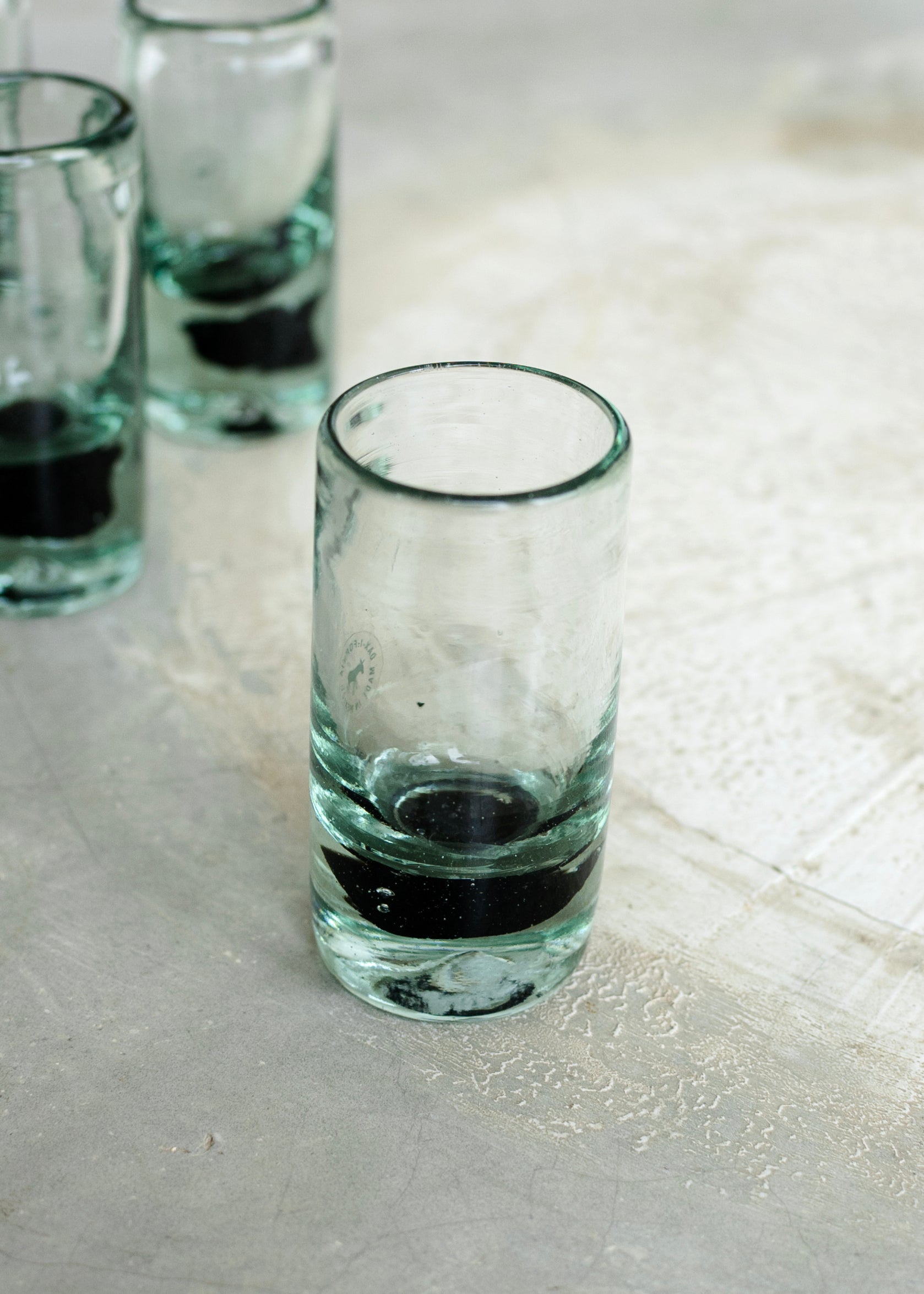 Embajada Black Base Tequila Glass