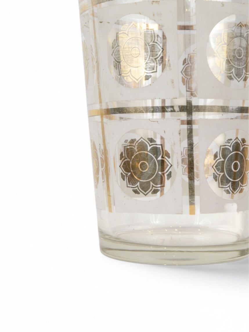 Gold Leaf Glass Vase c. 1950s