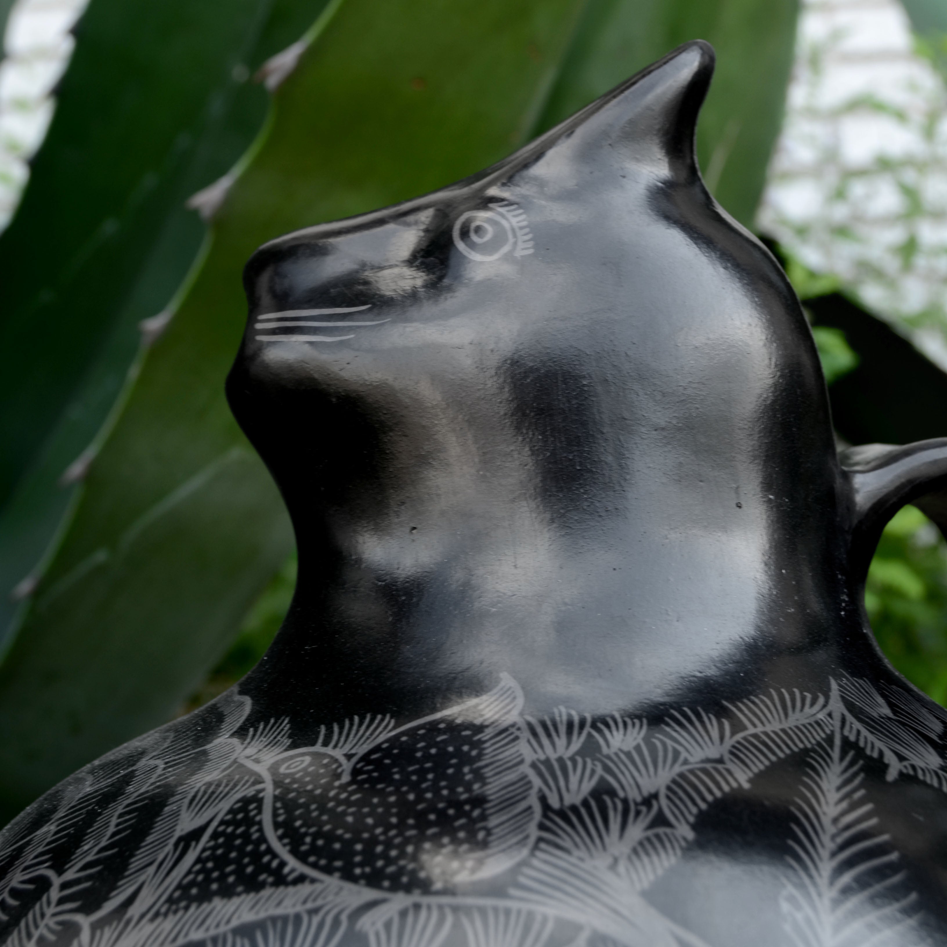 Huancito Clay Rabbit Pitcher
