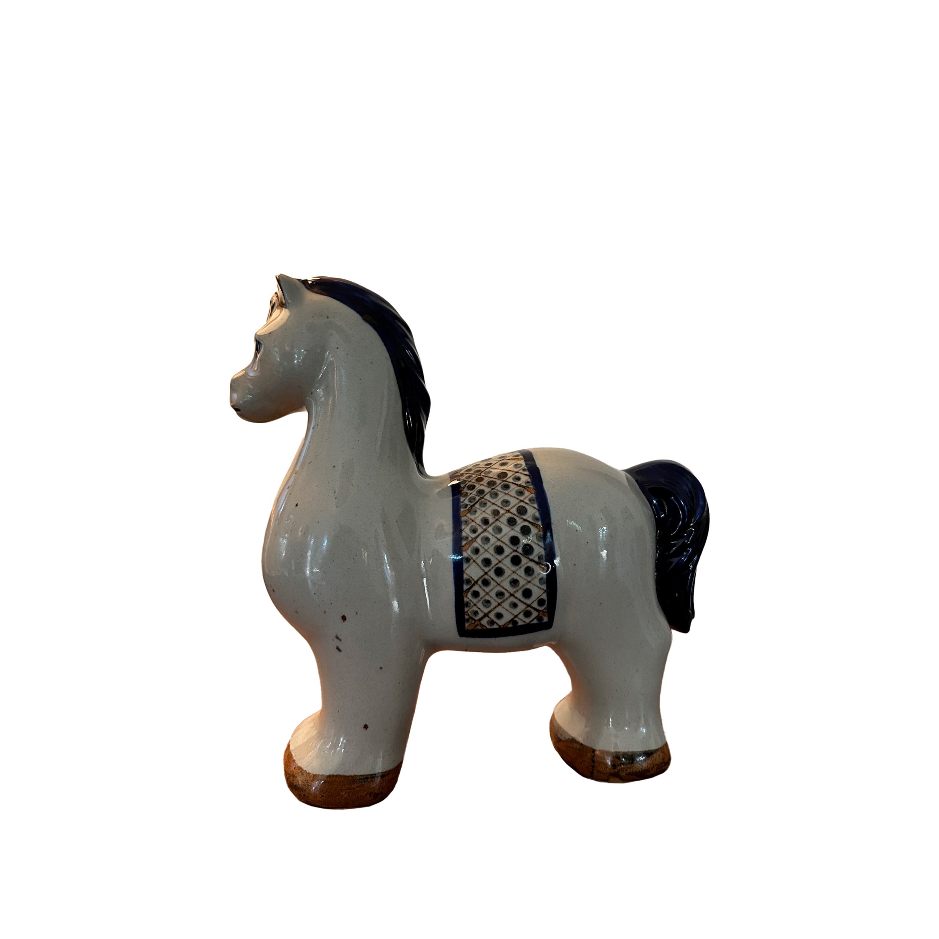 Talavera Horse by Teresa Durán, Ceramica Xochiquetzal