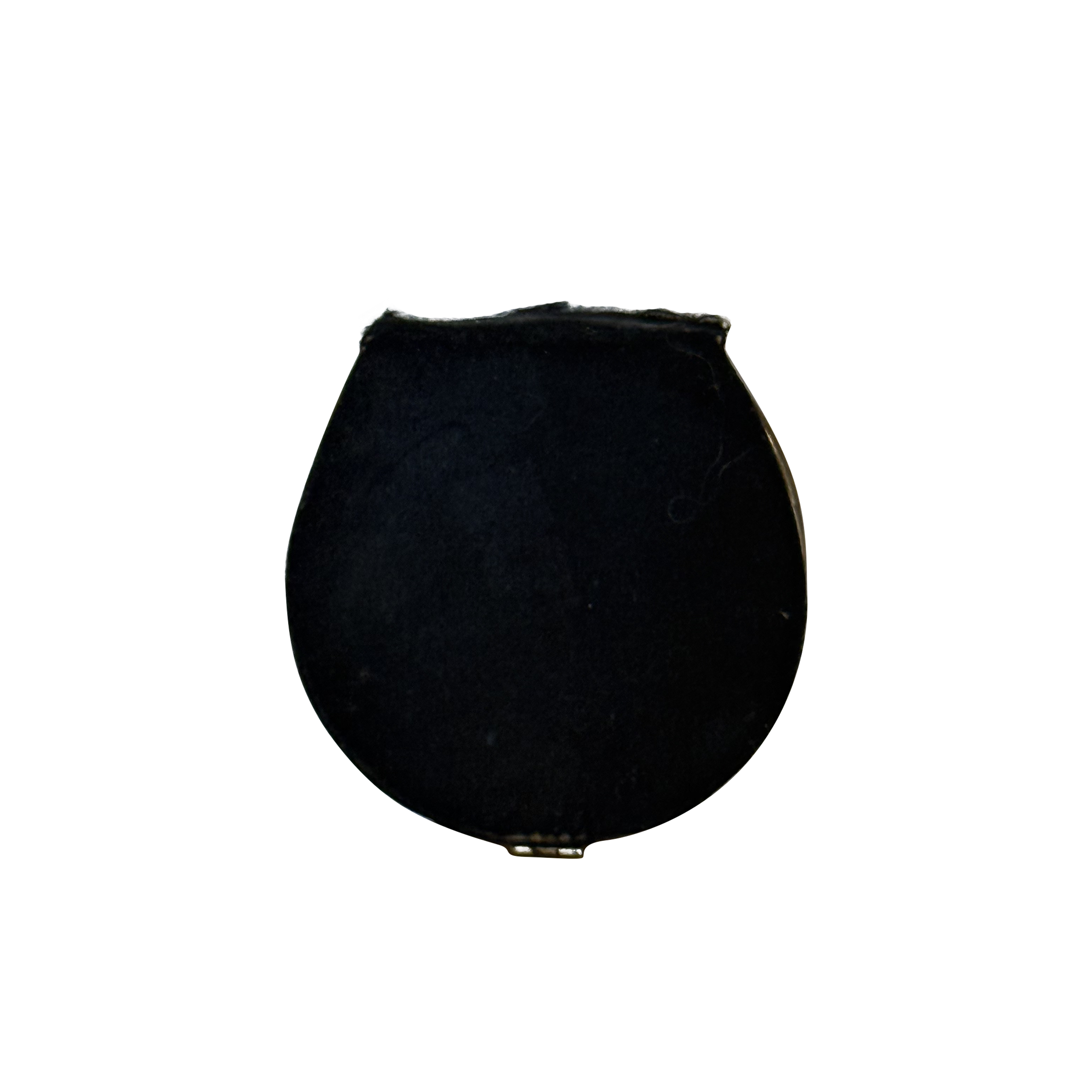 Black and Brass Compact with Bird