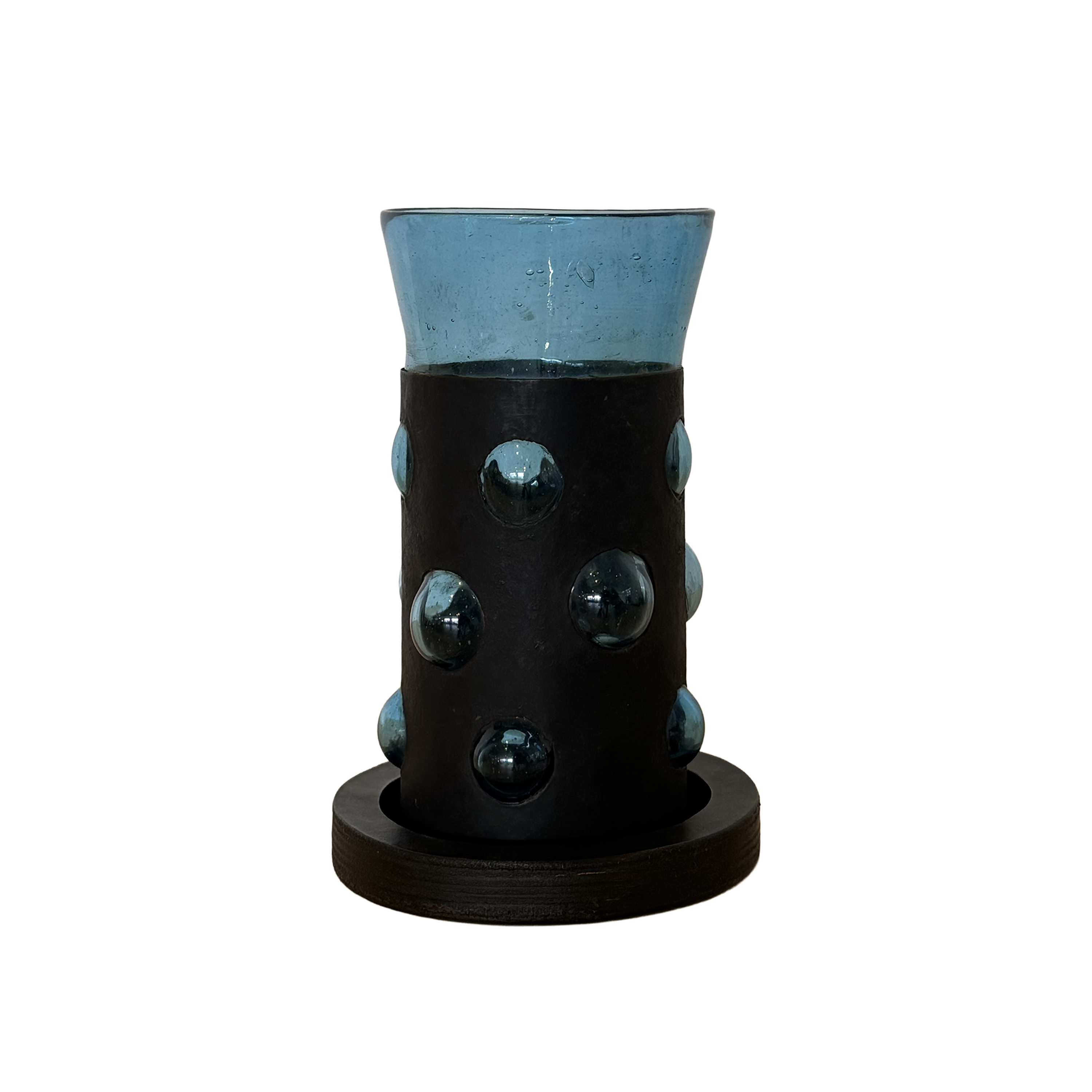 Feders Glass and Steel Hurricane Lamps