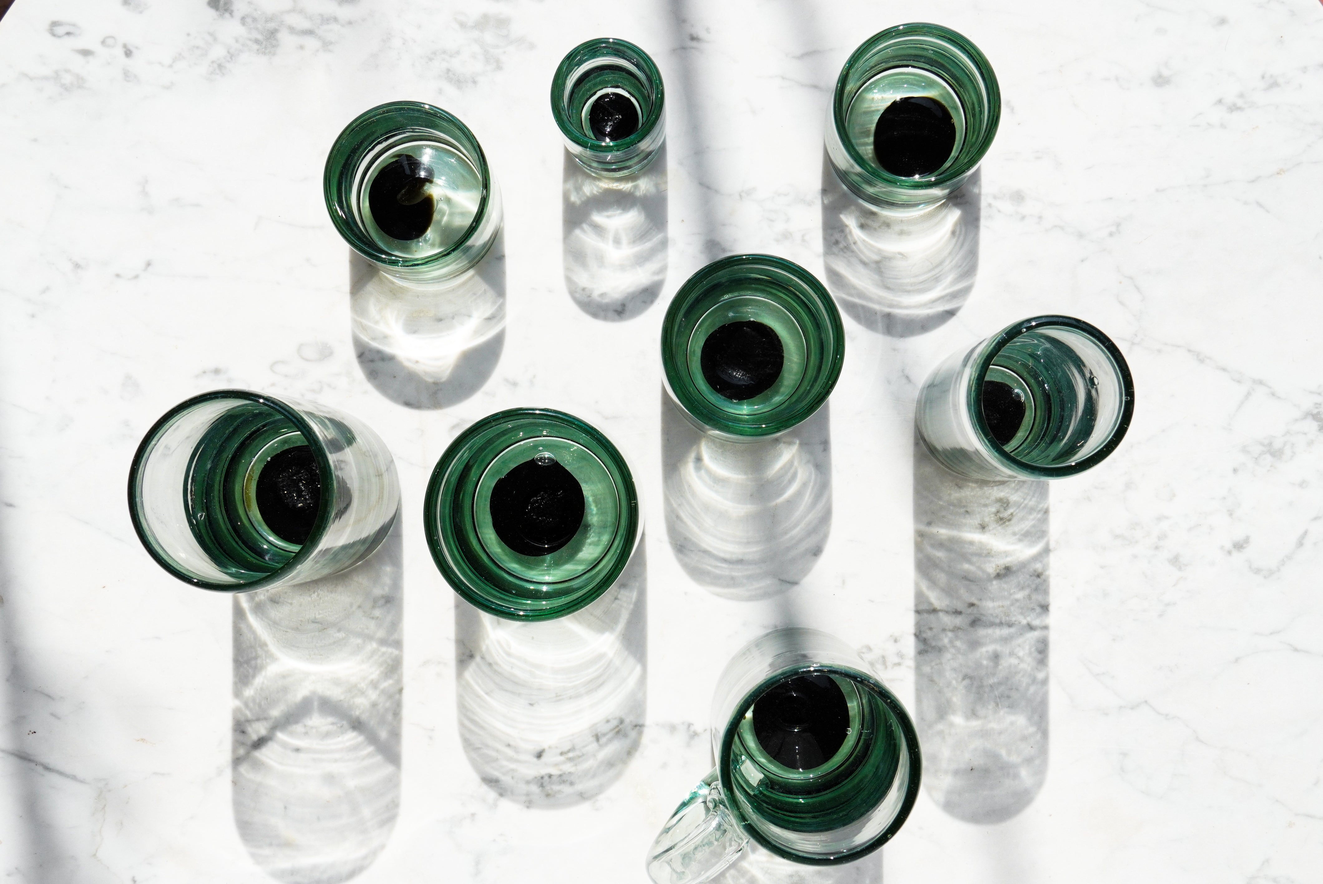 Embajada Black Base Tequila Glass