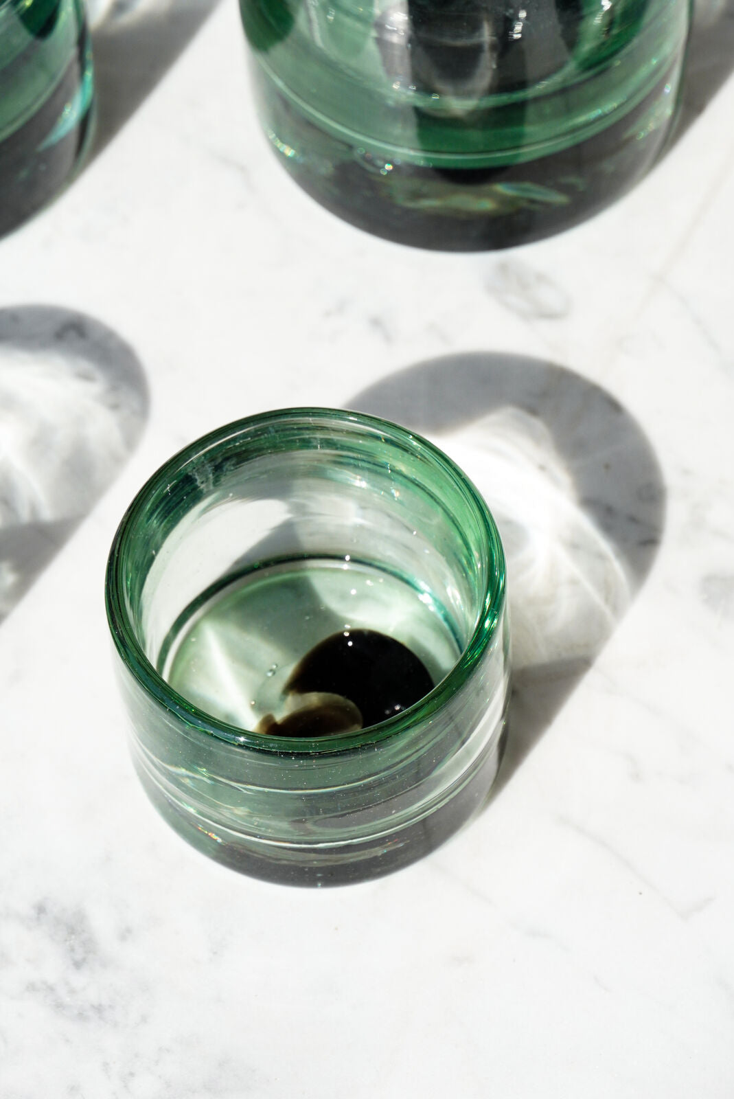 Embajada Black Base Old Fashioned Glass