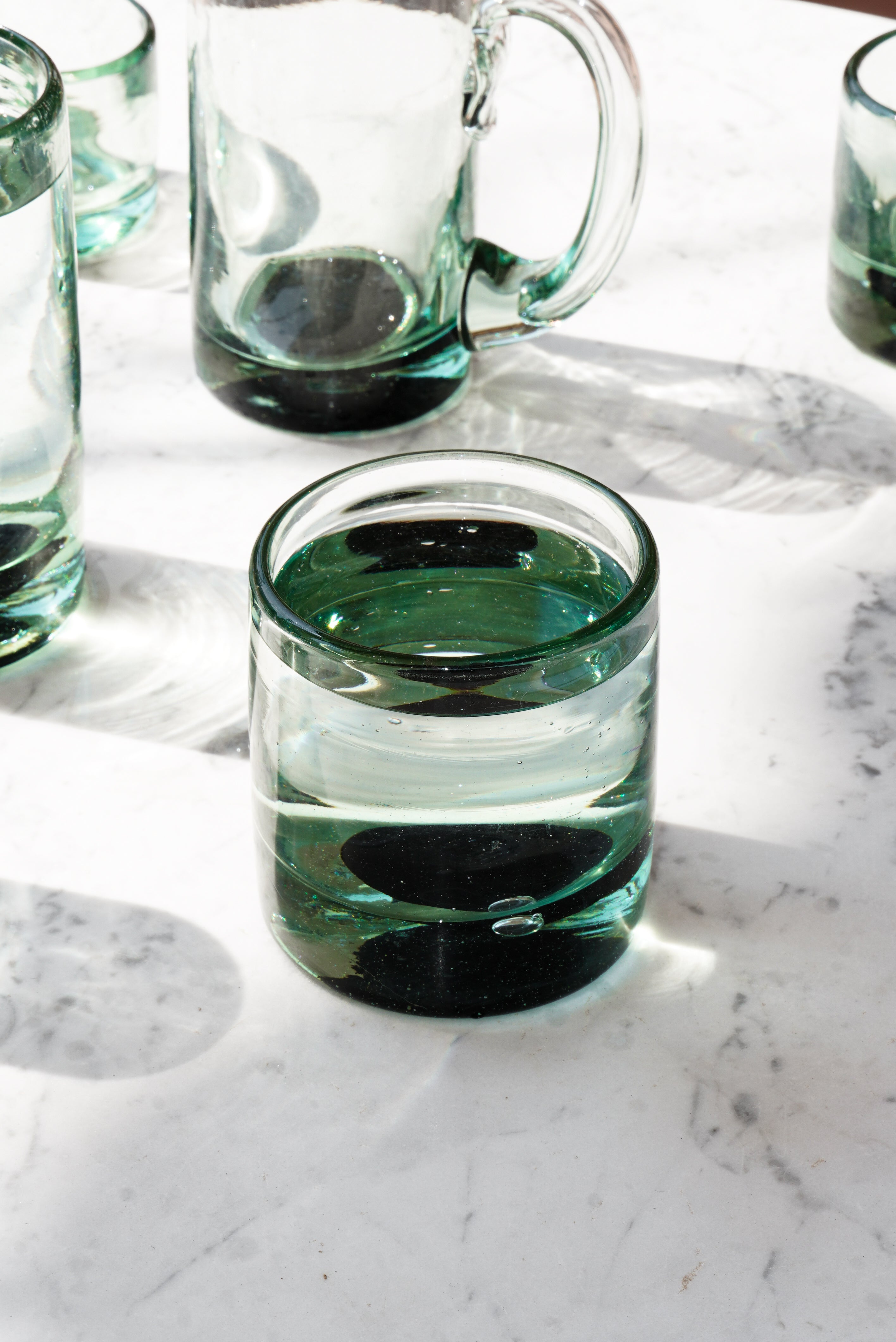 Embajada Black Base Old Fashioned Glass