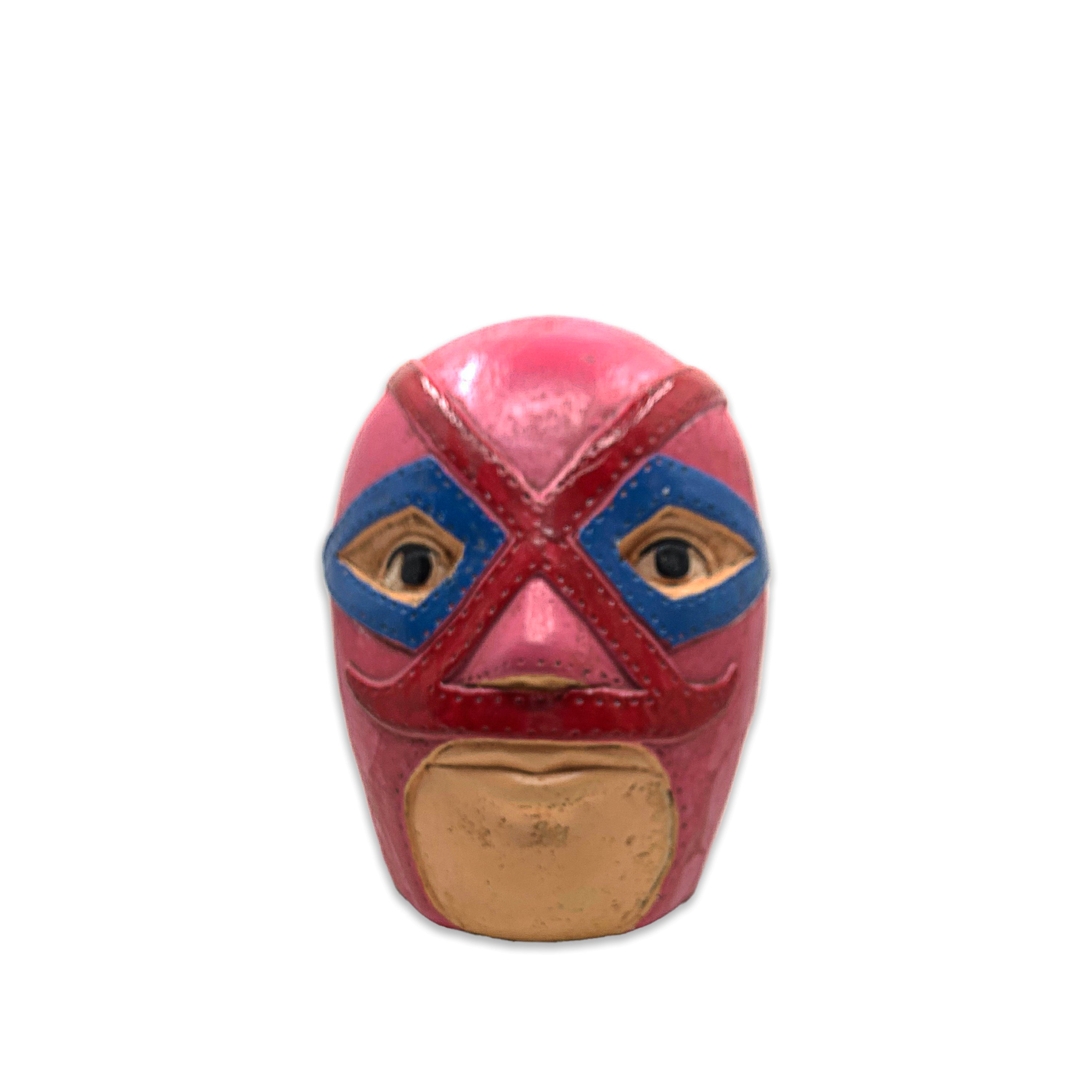 Luchador piggy bank PINK