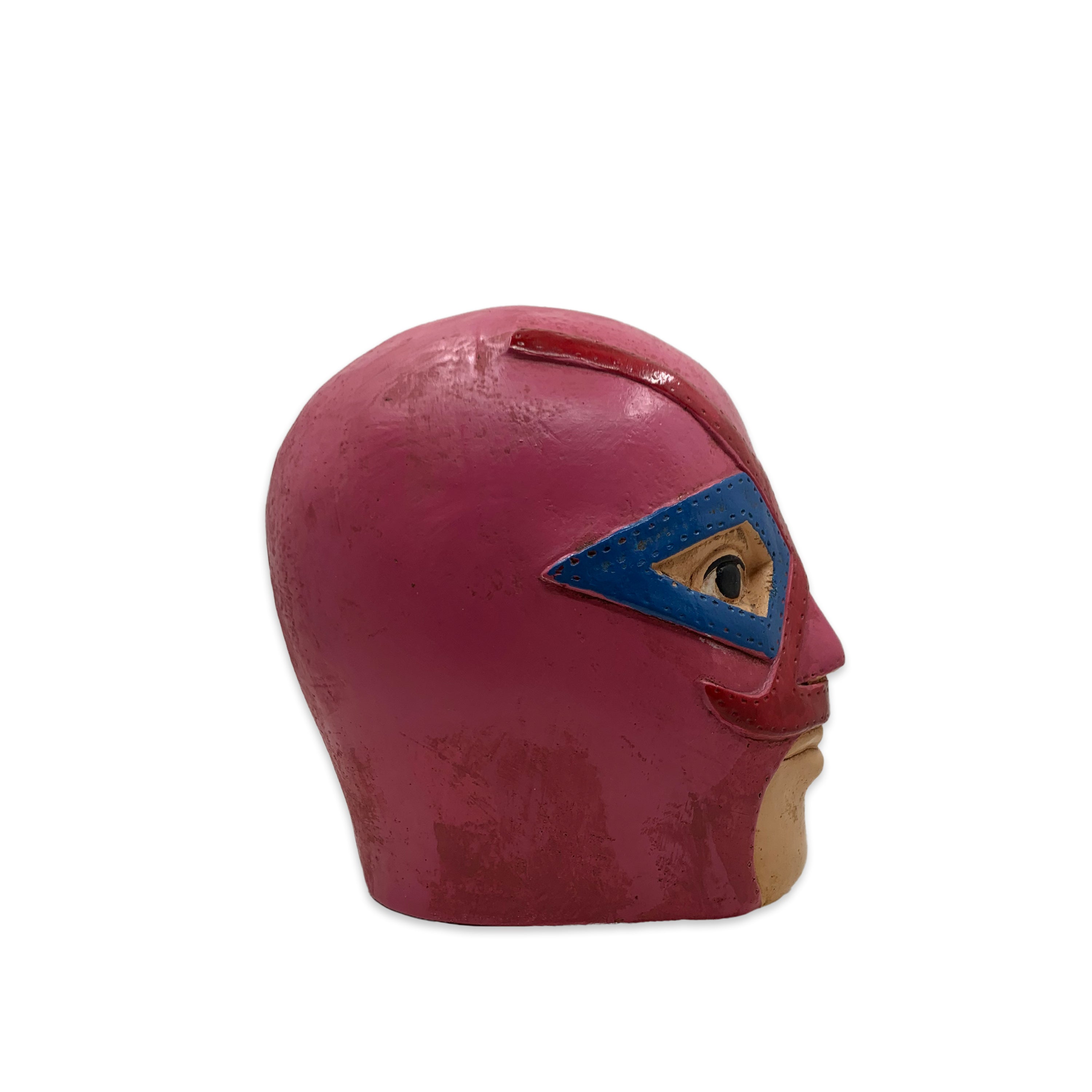 Luchador piggy bank PINK