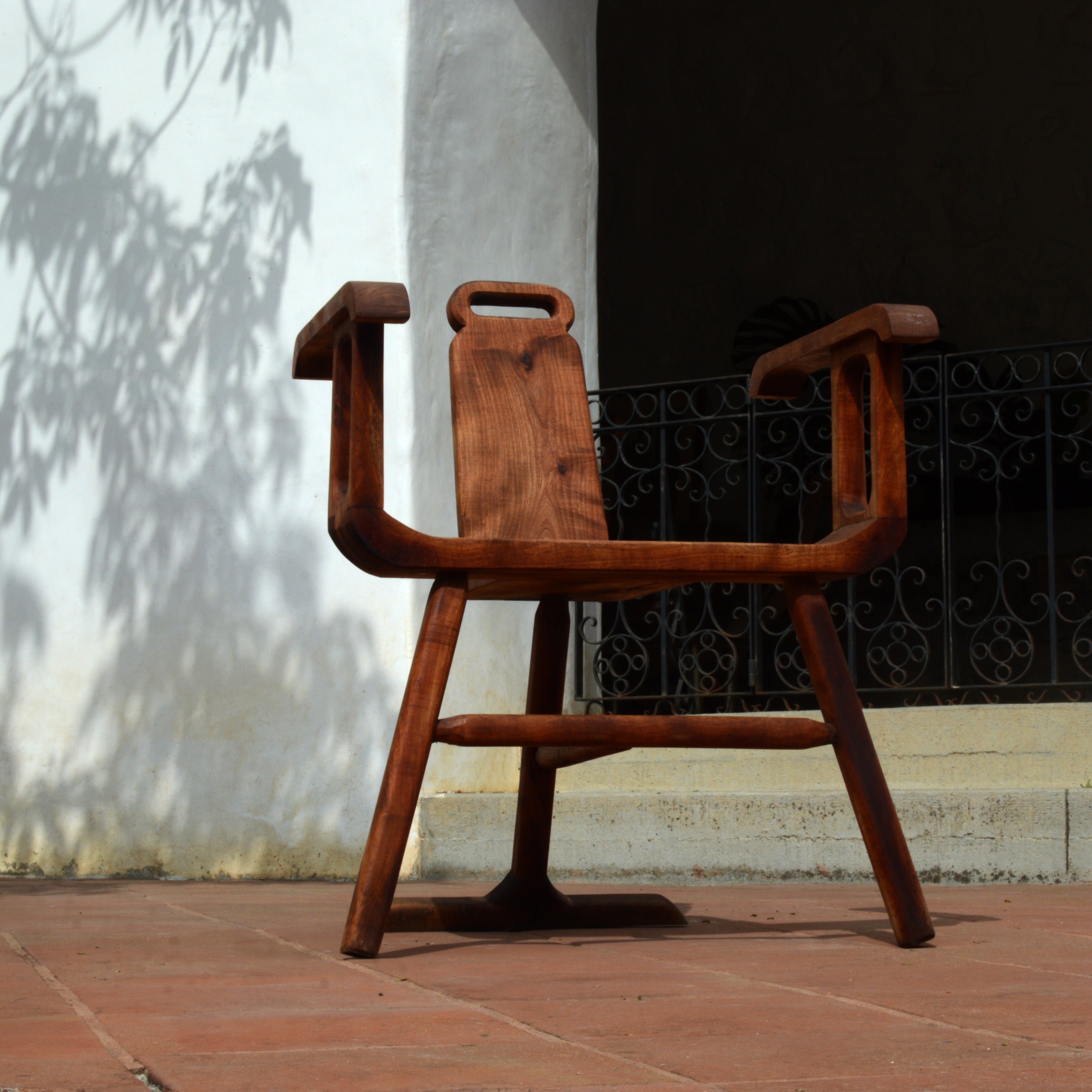 Partera Mezquite Chair with Arms