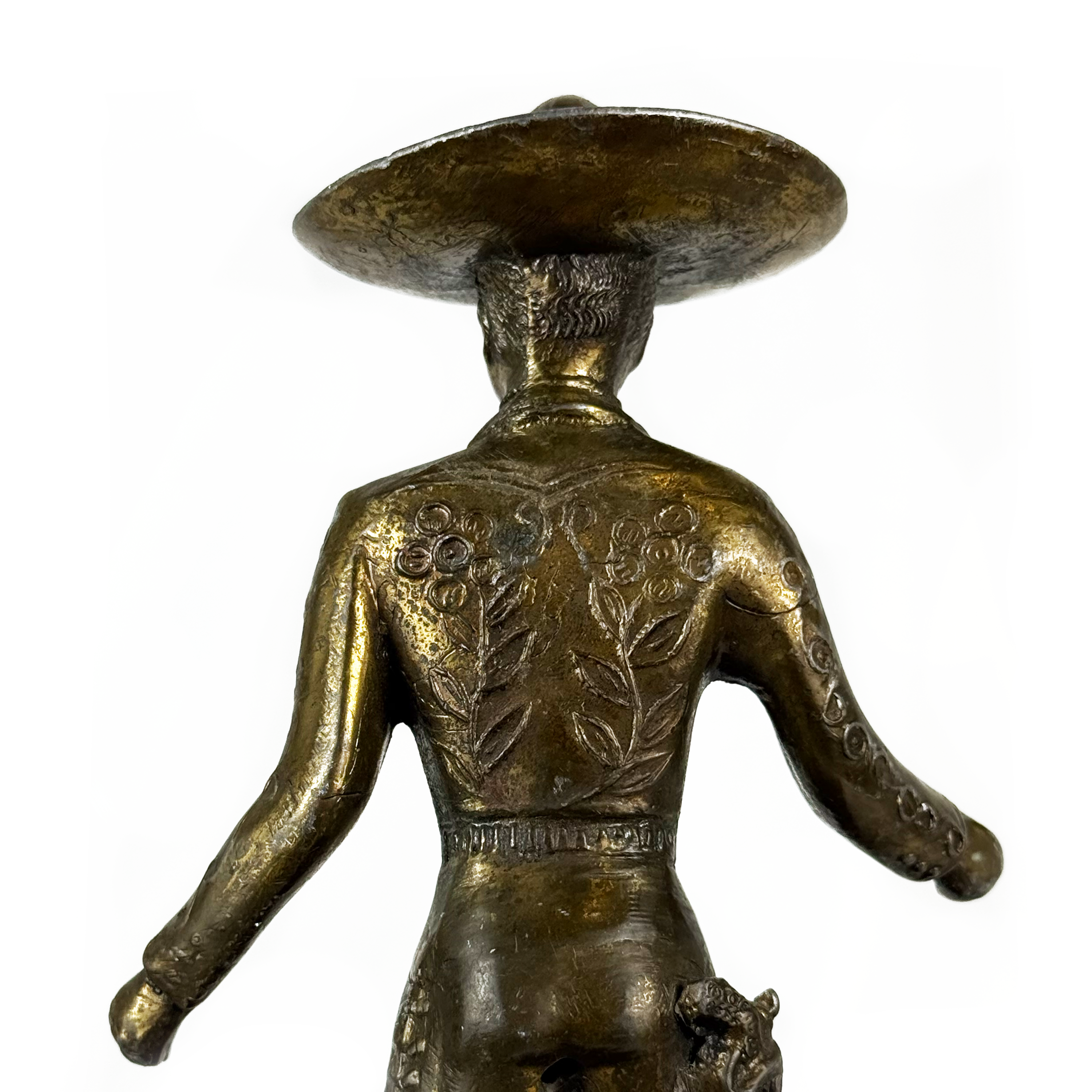 Mariachi Statuette on Base c. 1970s