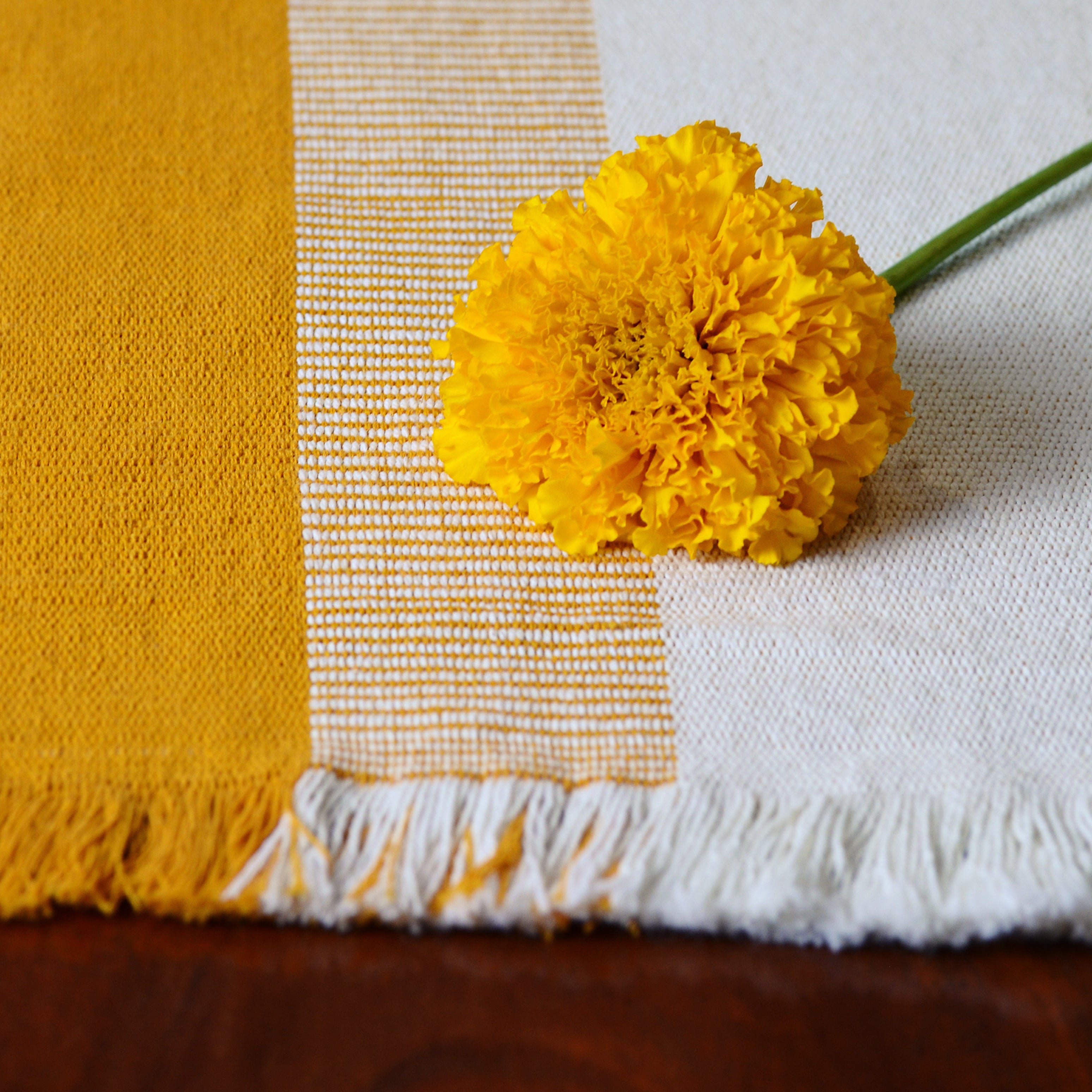 Table Runner Mustard