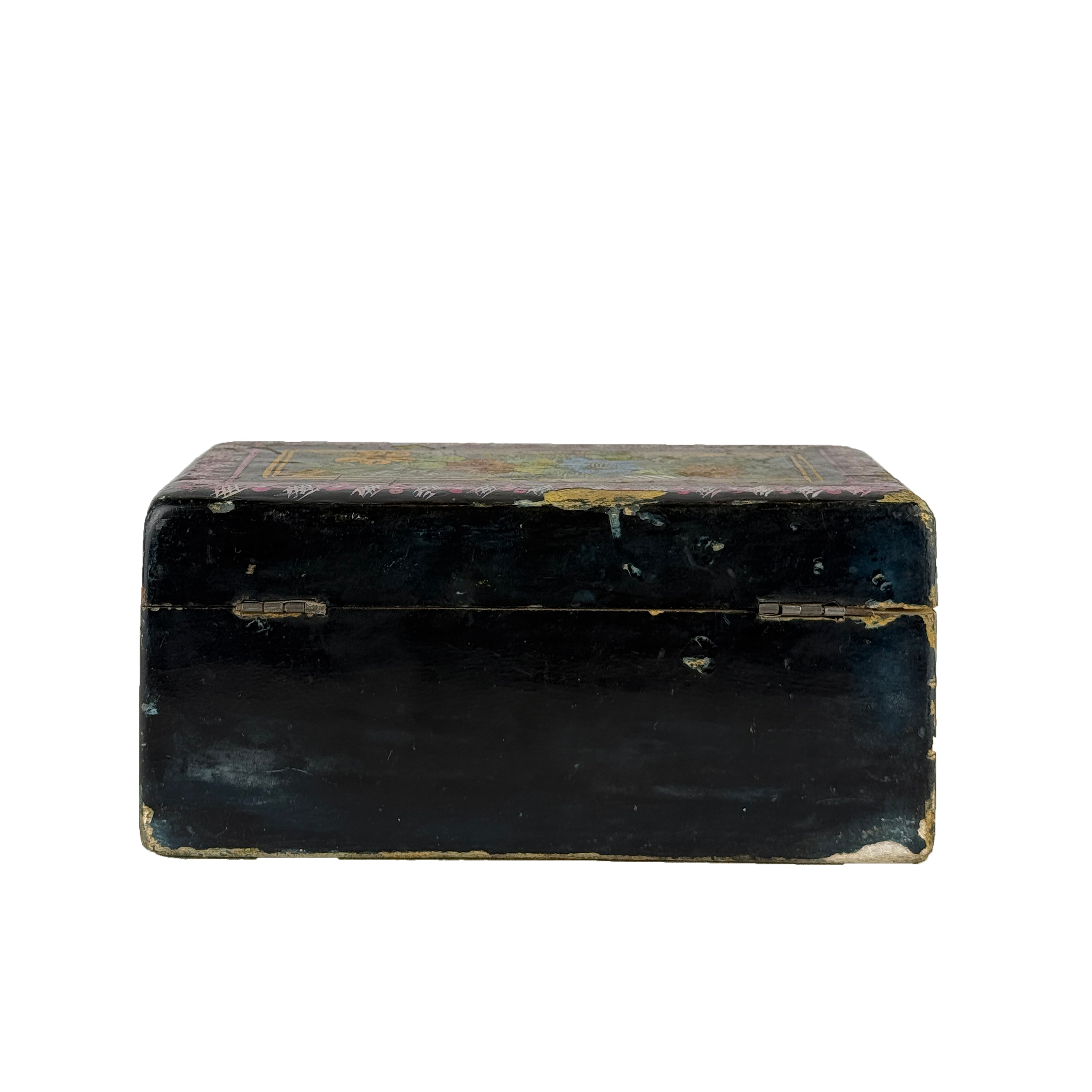Olinalá Box with Floral and Geometric Design