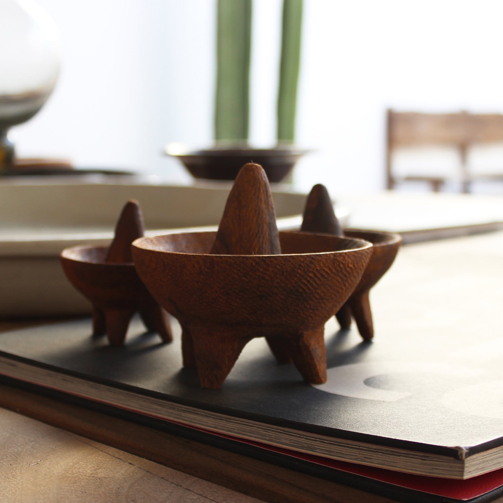 Ironwood Mortar and Pestle Set of 3