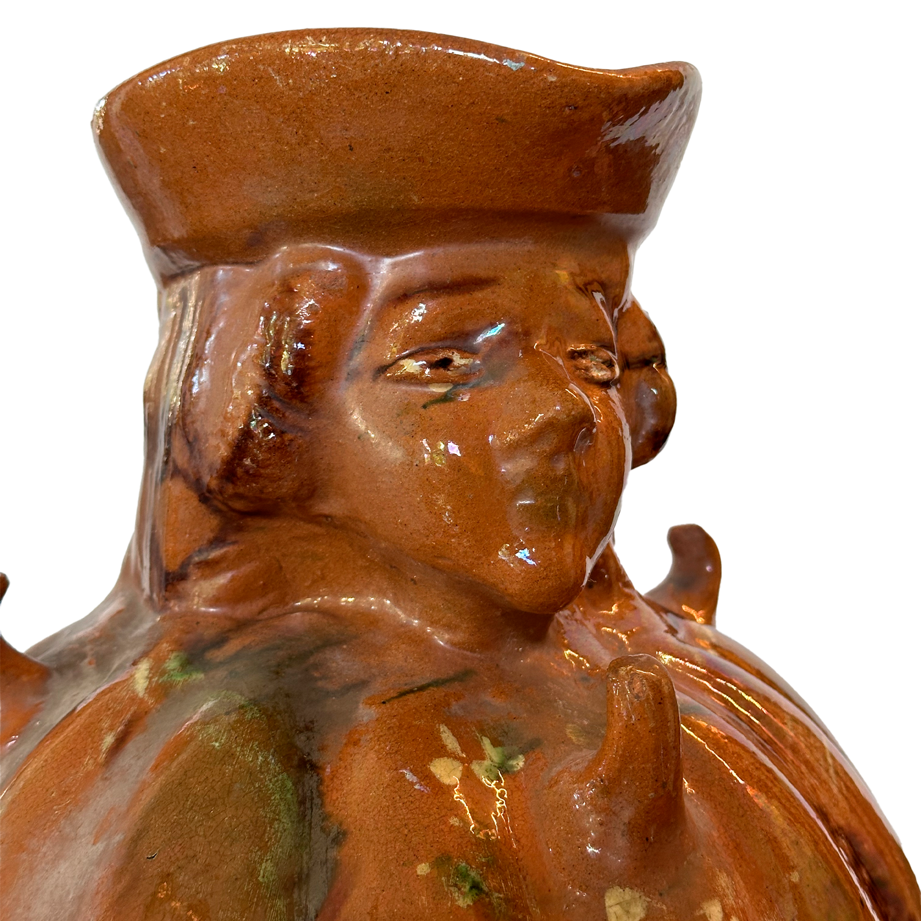 Anthropomorphic Ceramic Pitcher from Michoacan c. 1970