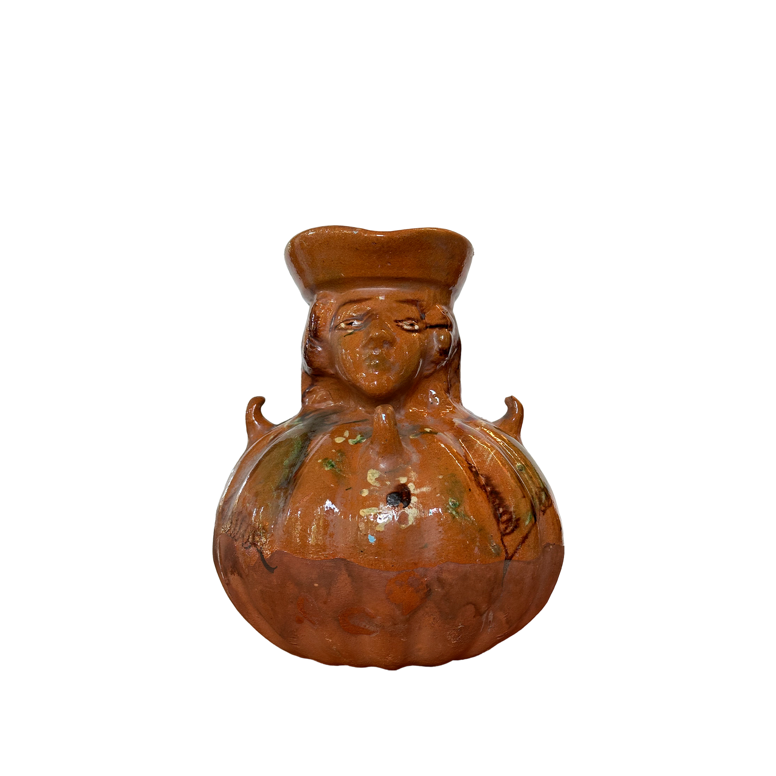 Anthropomorphic Ceramic Pitcher from Michoacan c. 1970