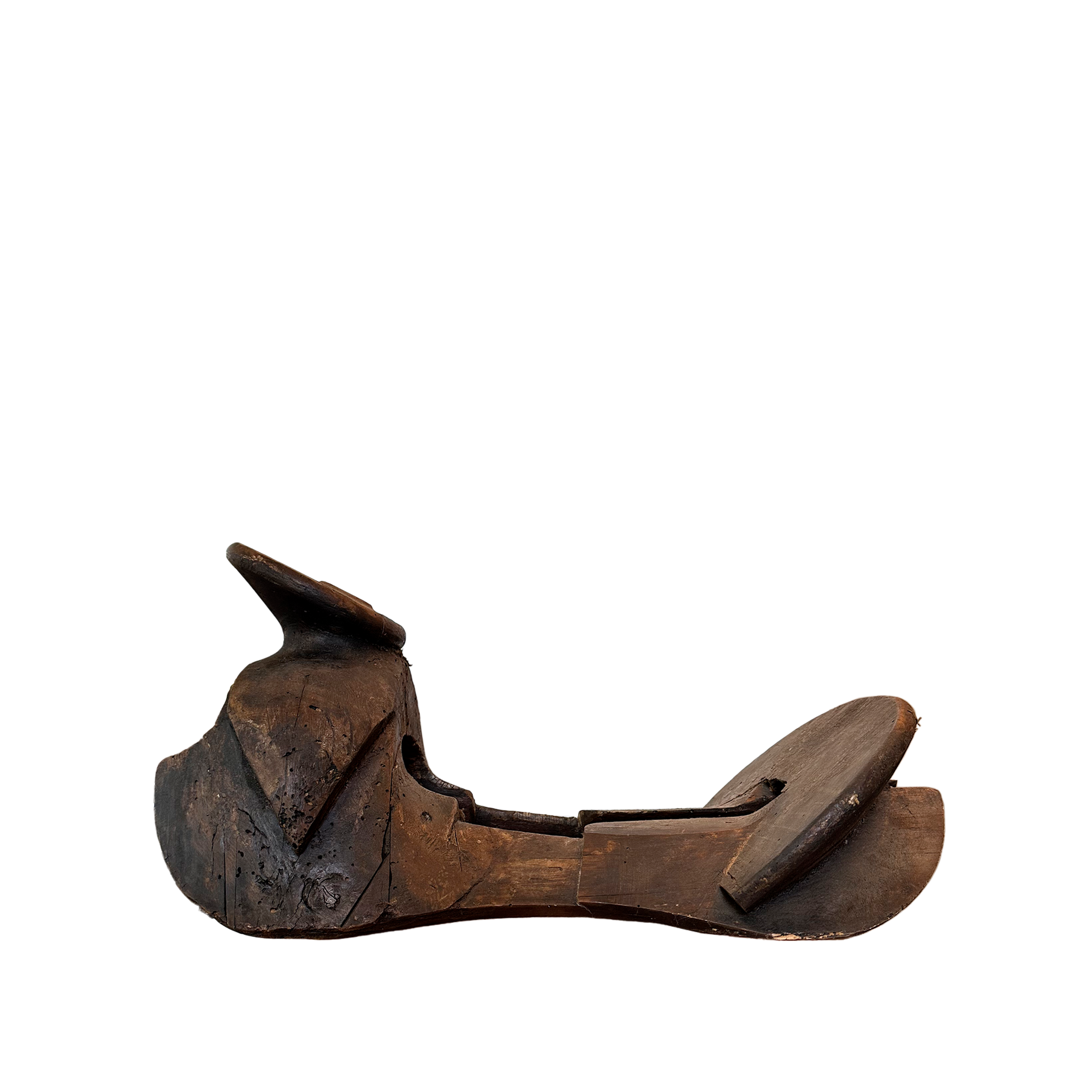 Antique Wooden Saddle from Guanajuato