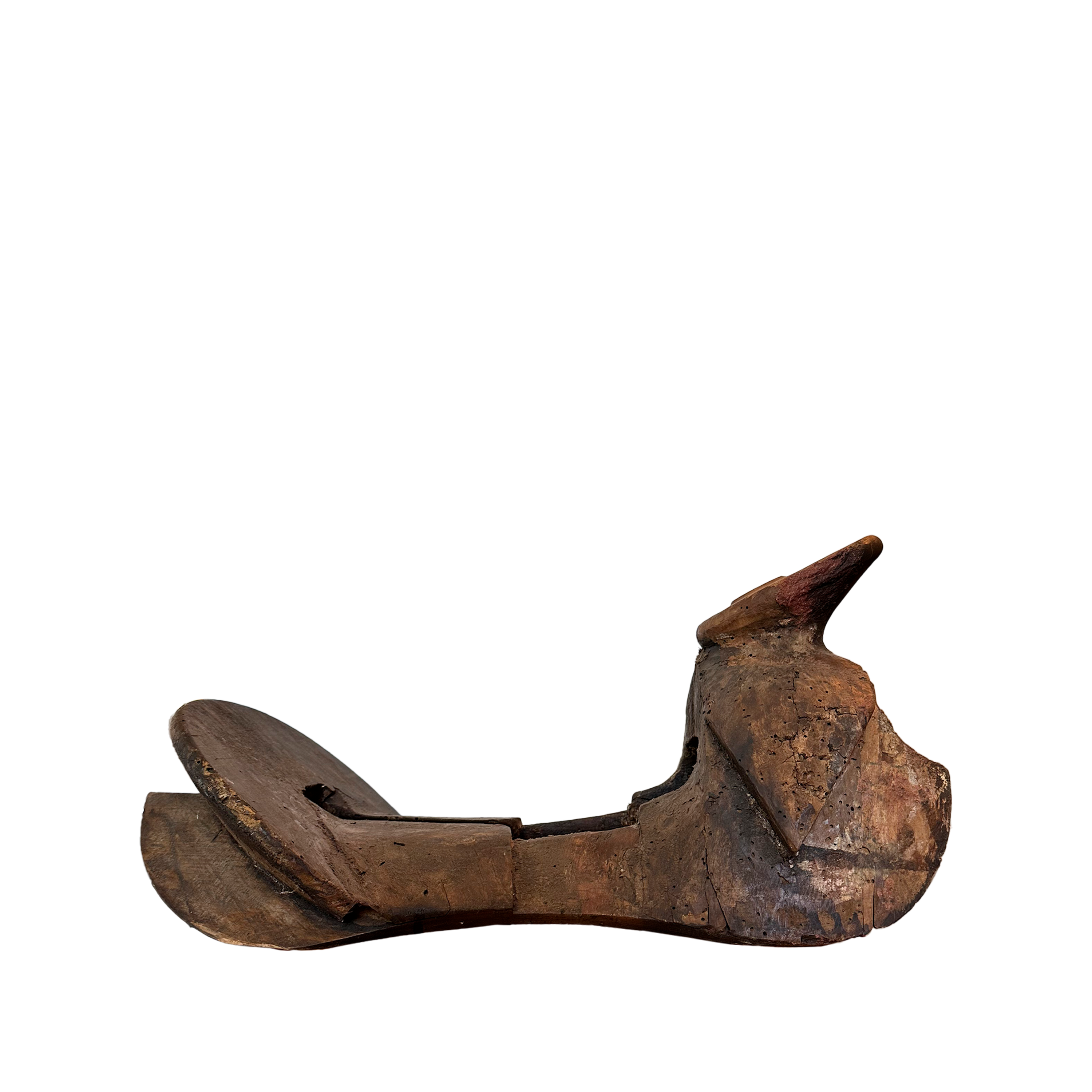 Antique Wooden Saddle from Guanajuato