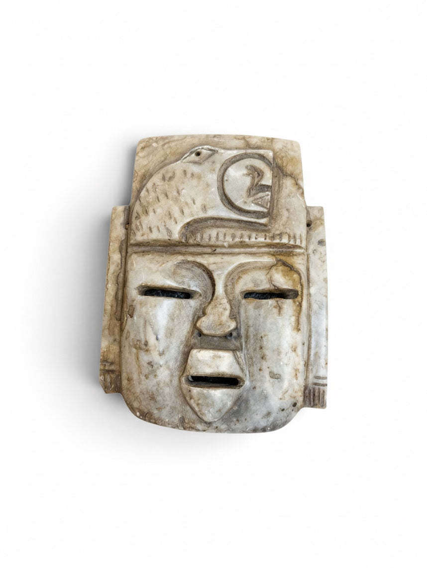 Carved Onyx Sculptural Mask
