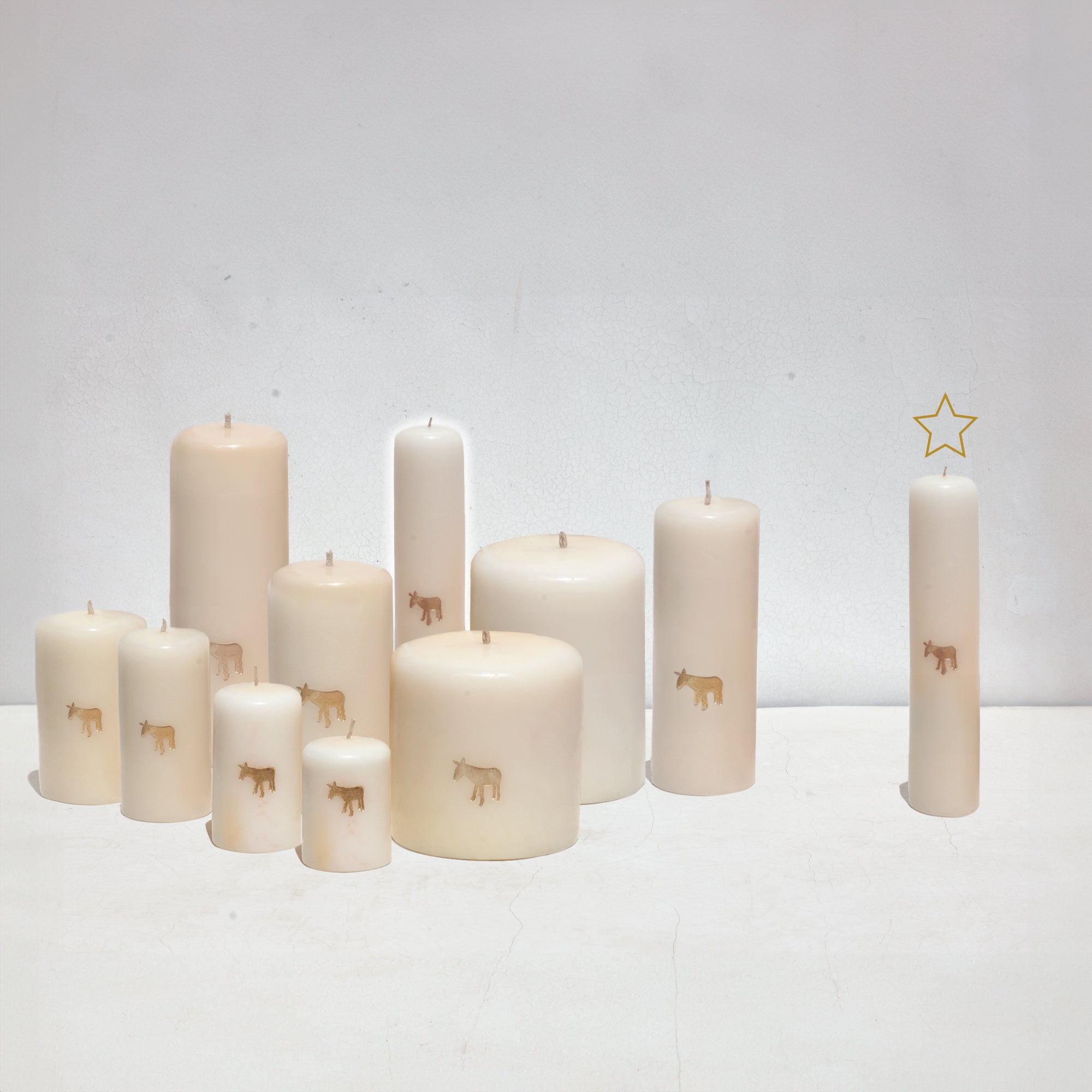 Pilar White Candle Collection