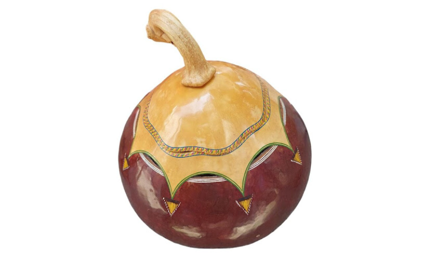 Olinala Hand Painted Gourd Box