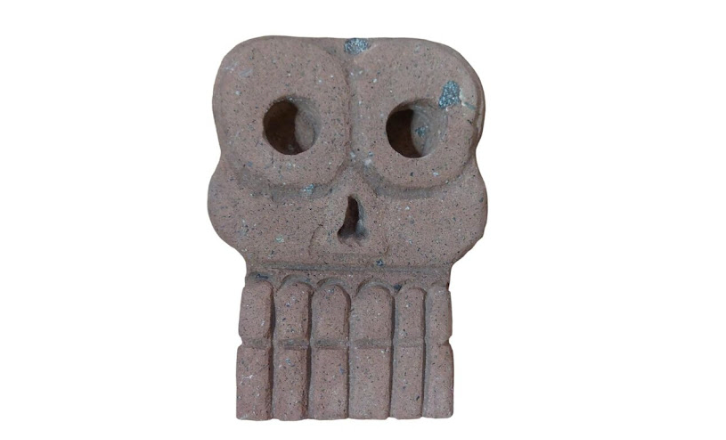 Skull Carved Stone A