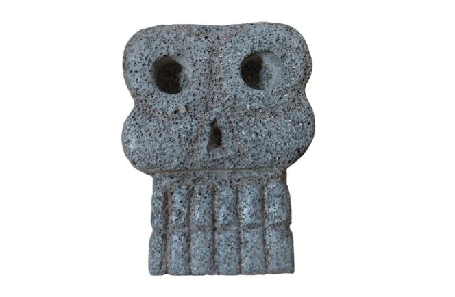 Skull Carved Stone B