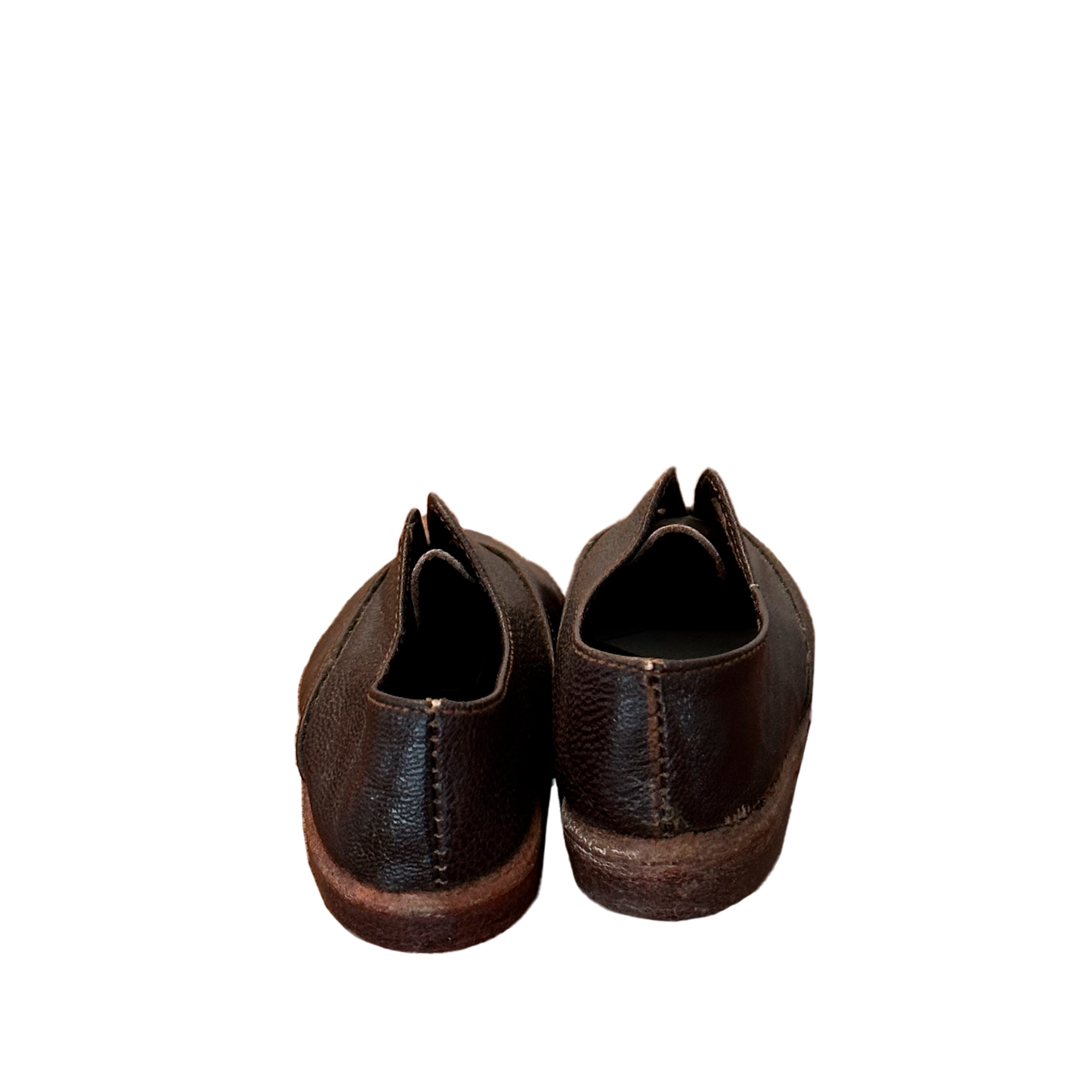 Vintage Miniature Leather Doll Shoes c. Unknown