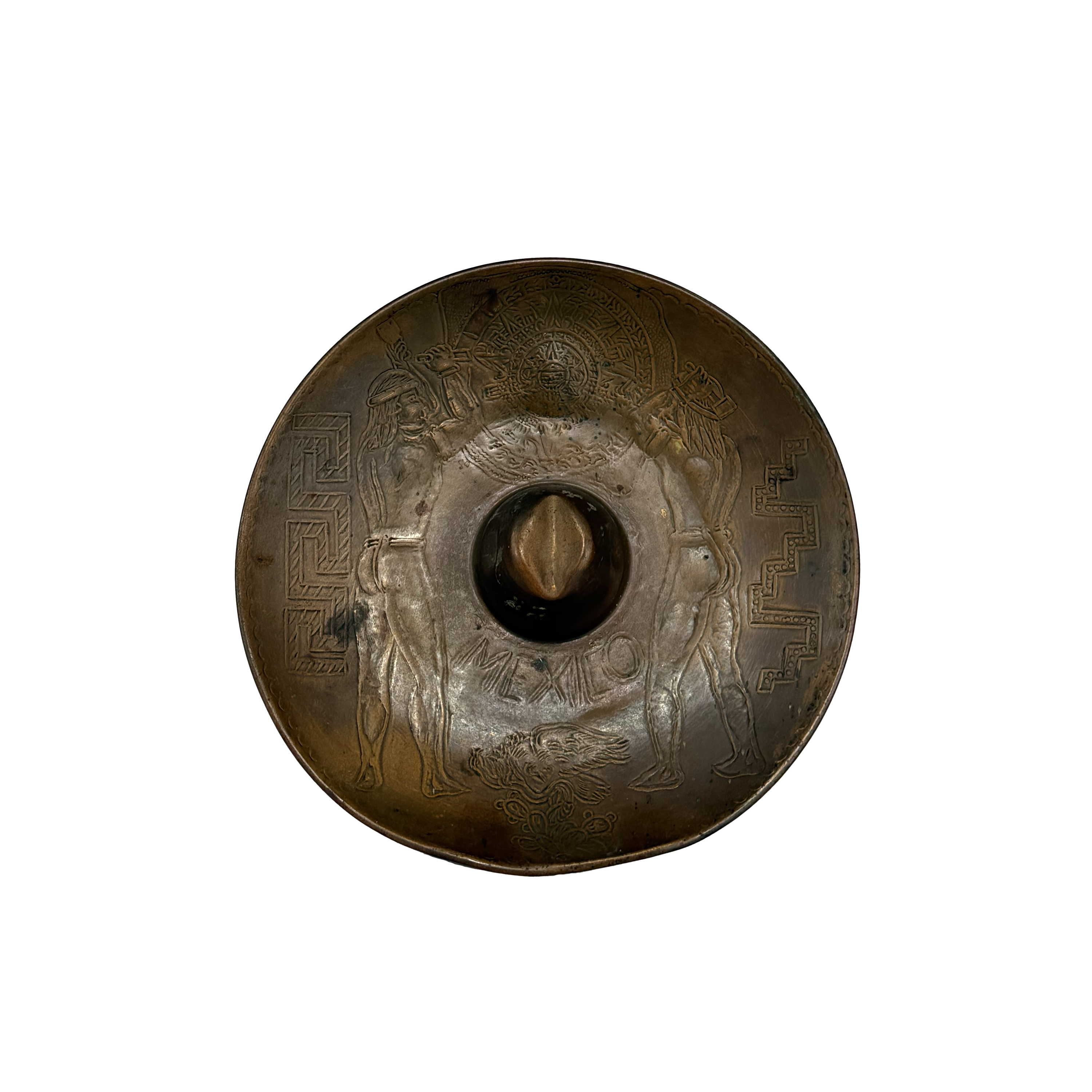 Copper Sombrero Ashtray