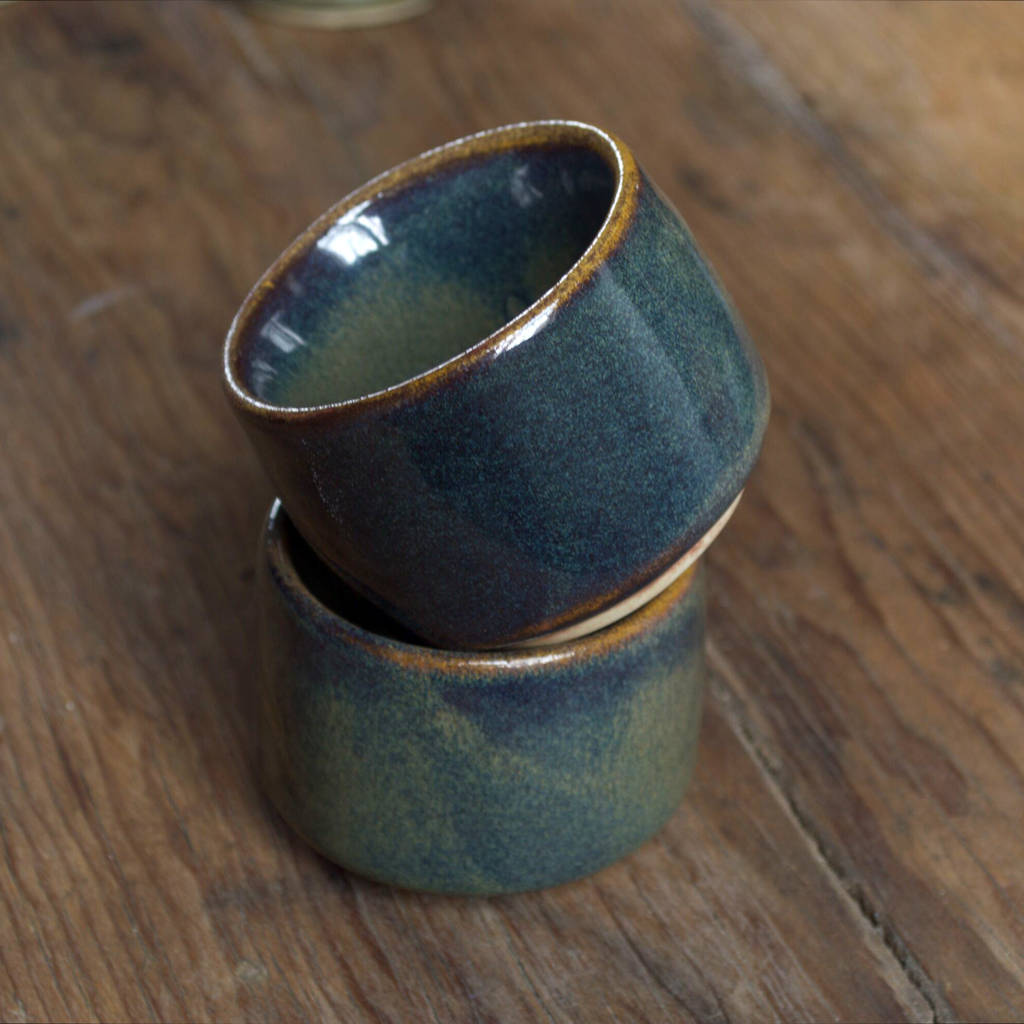 Terracota Green Double Wall Espresso cup