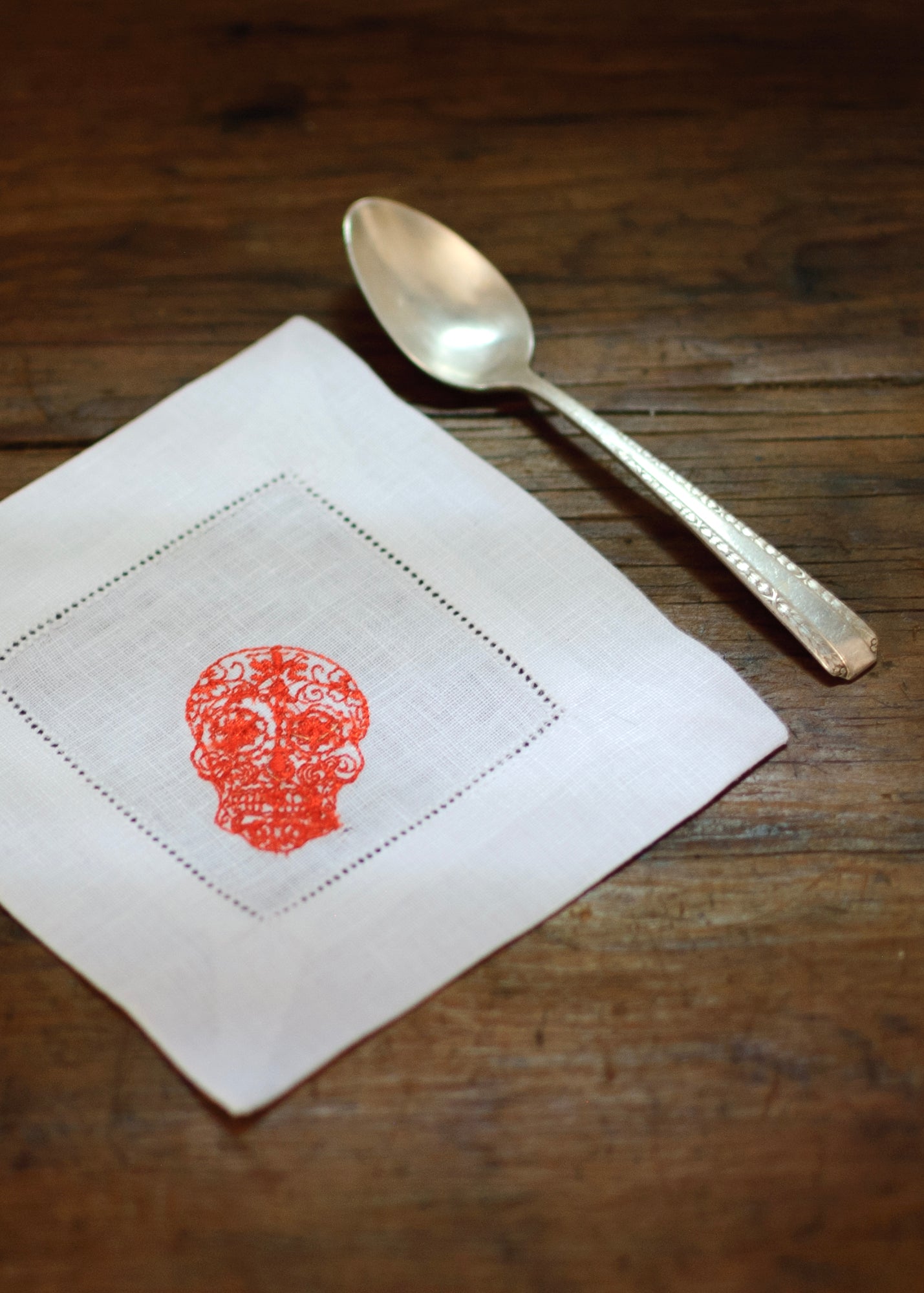 Skull Cocktail Napkin