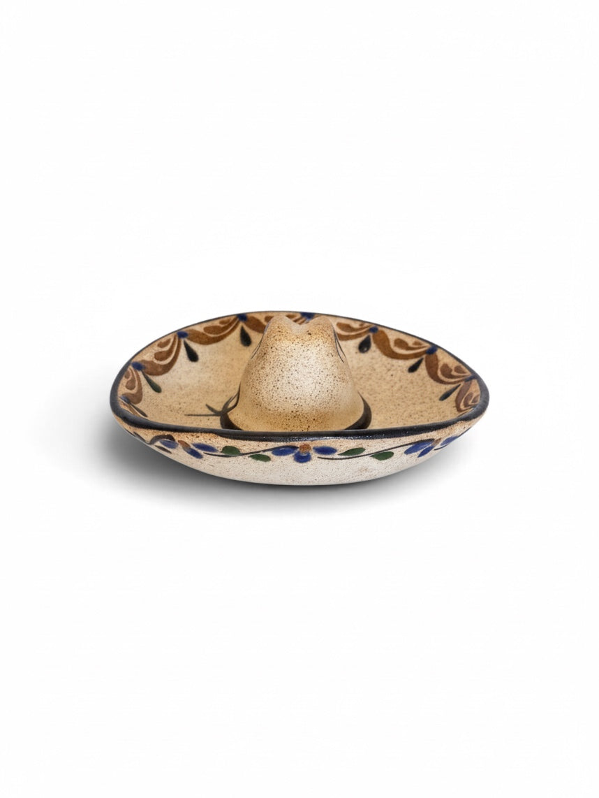 Tlaquepaque Ceramic Sombrero Dish 1970s