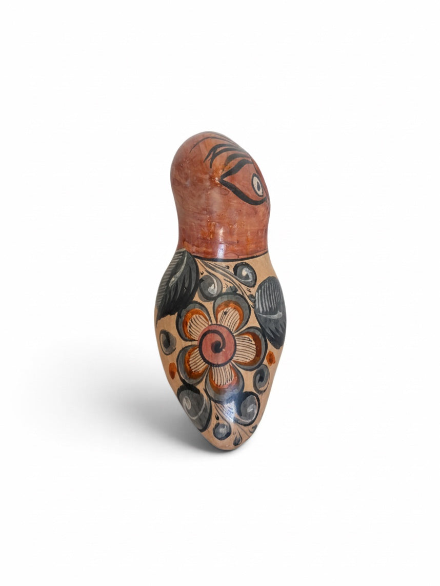 Small Ceramic Bird Figure Owl or Parrot