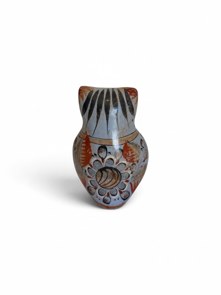 Small Ceramic Bird Figure Owl or Parrot